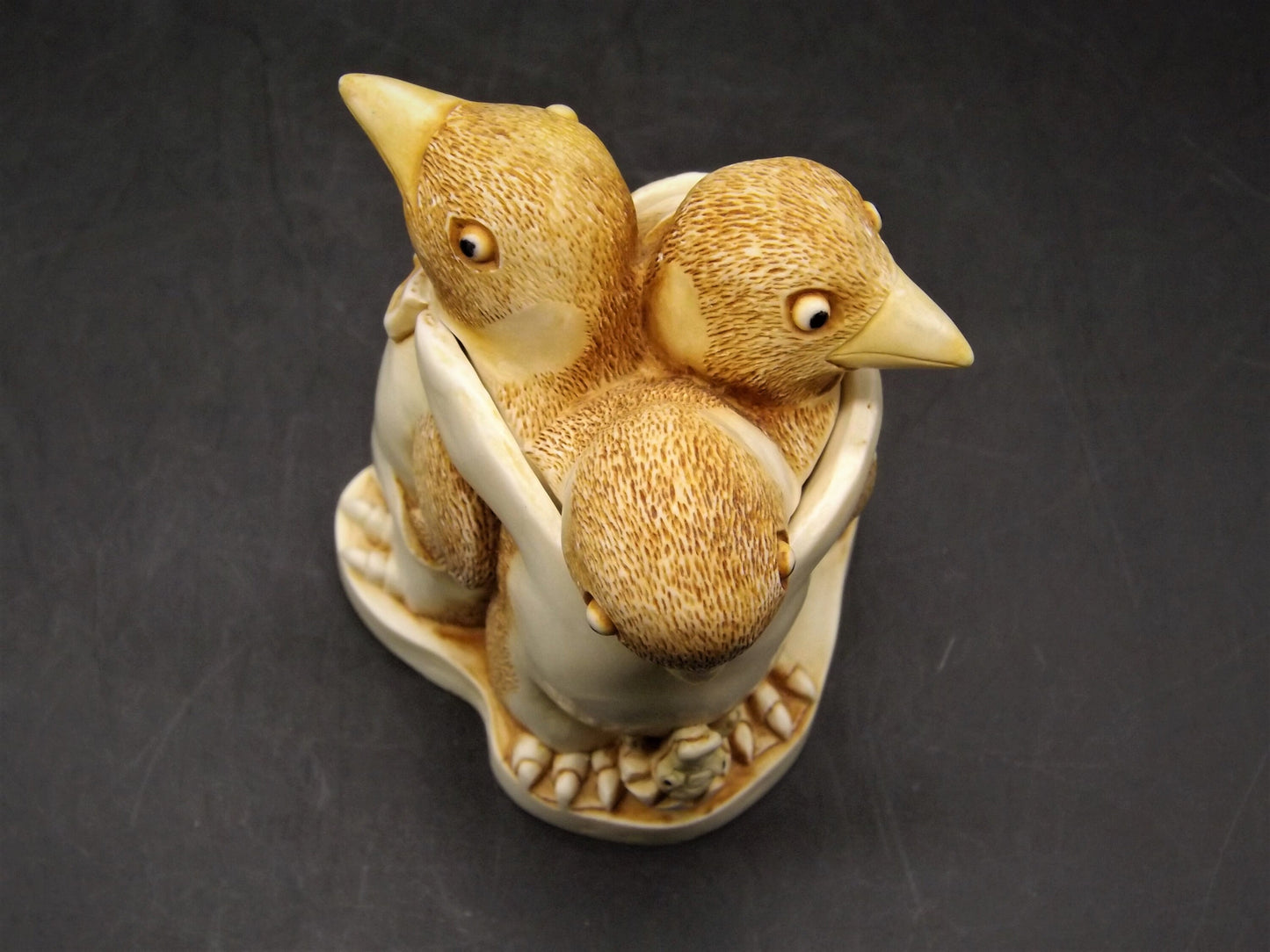 Harmony Kingdom Penguin Figurine: Unexpected Arrival Jest, 1994