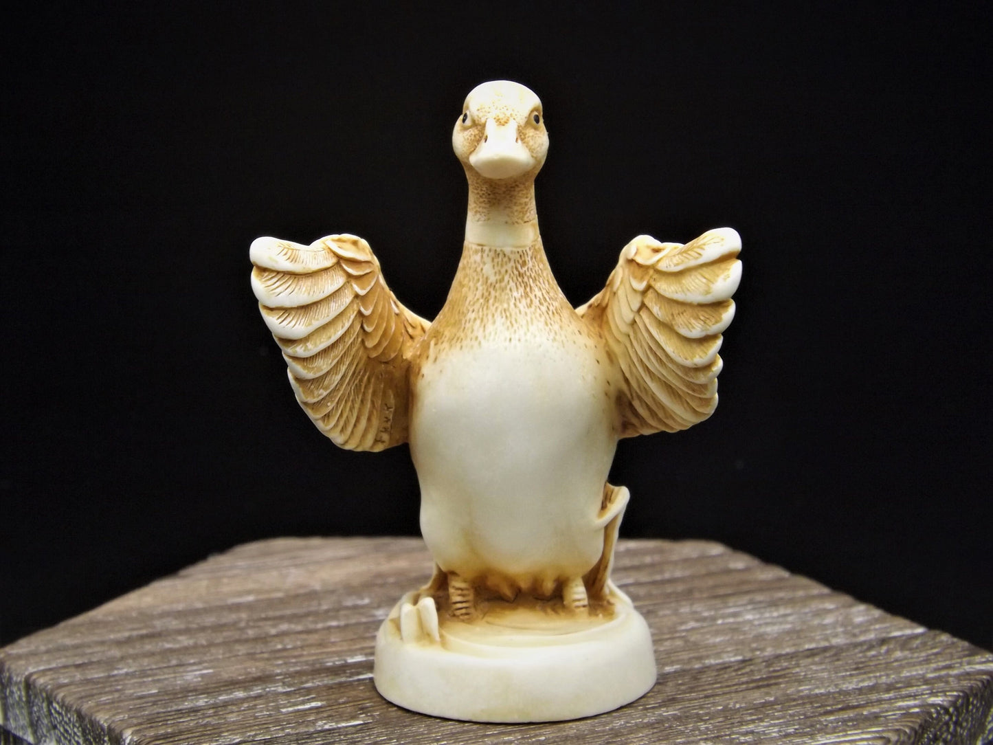 Closeout Sale! Retired 1999 Harmony Kingdom "Waddles" Netsuke piece Excellent condition with original box