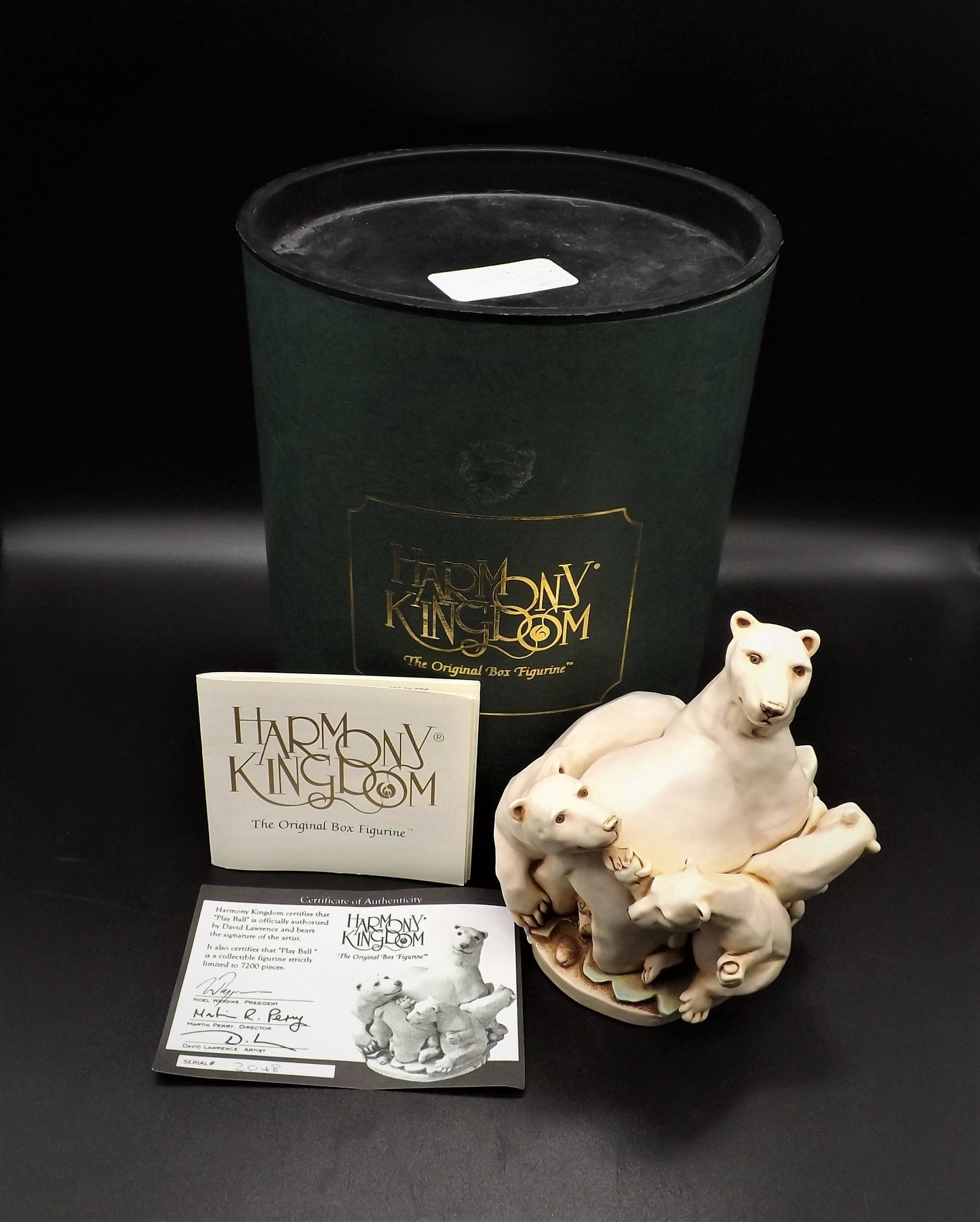 Harmony Kingdom Play Ball Box Figurine: Limited Edition 1997