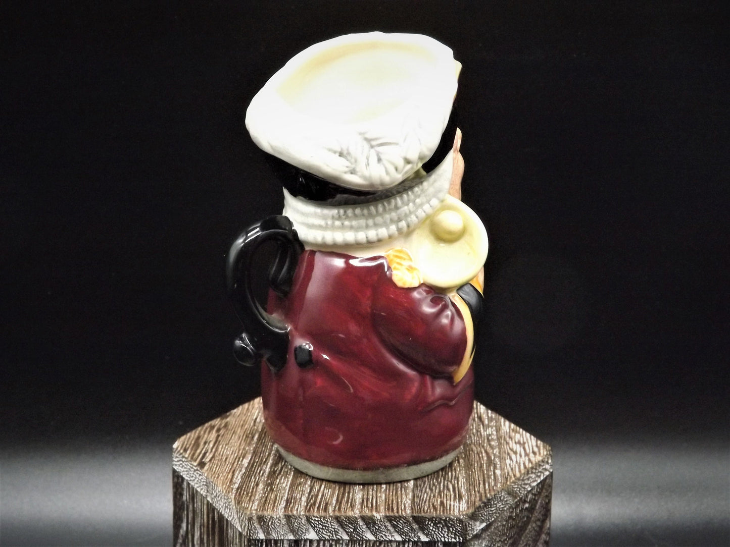 Closeout Sale! Vintage 1983 Royal Doulton Doultonville Collection D-6713 Mr. Tonsil The Town Crier Toby Jug. Excellent condition no box.