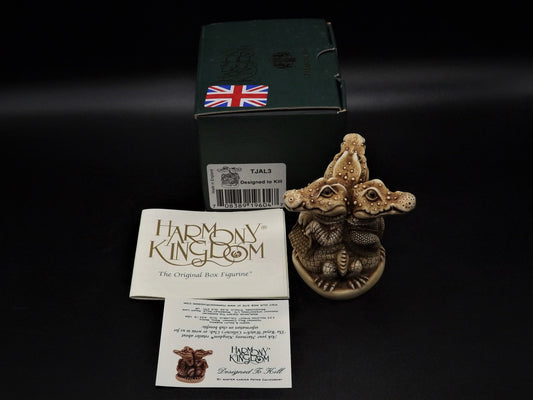 Harmony Kingdom "Designed to Kill" Treasure Jest Alligators or Crocodiles group. Retired with box.