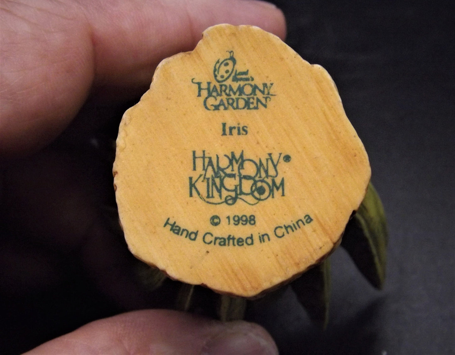 Retired 1998 Harmony Kingdom, Harmony Garden "Iris'" Jest Figurine HGIR no original box. Excellent condition.