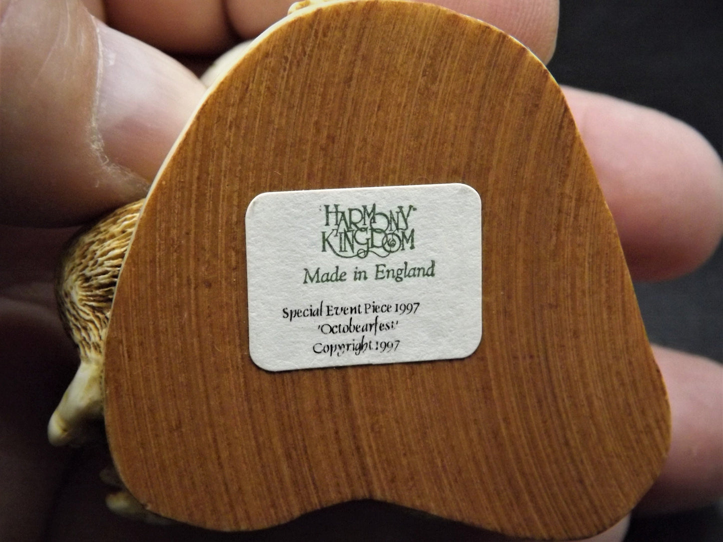 Harmony Kingdom Oktobearfest Figurine - 1997 Event Piece