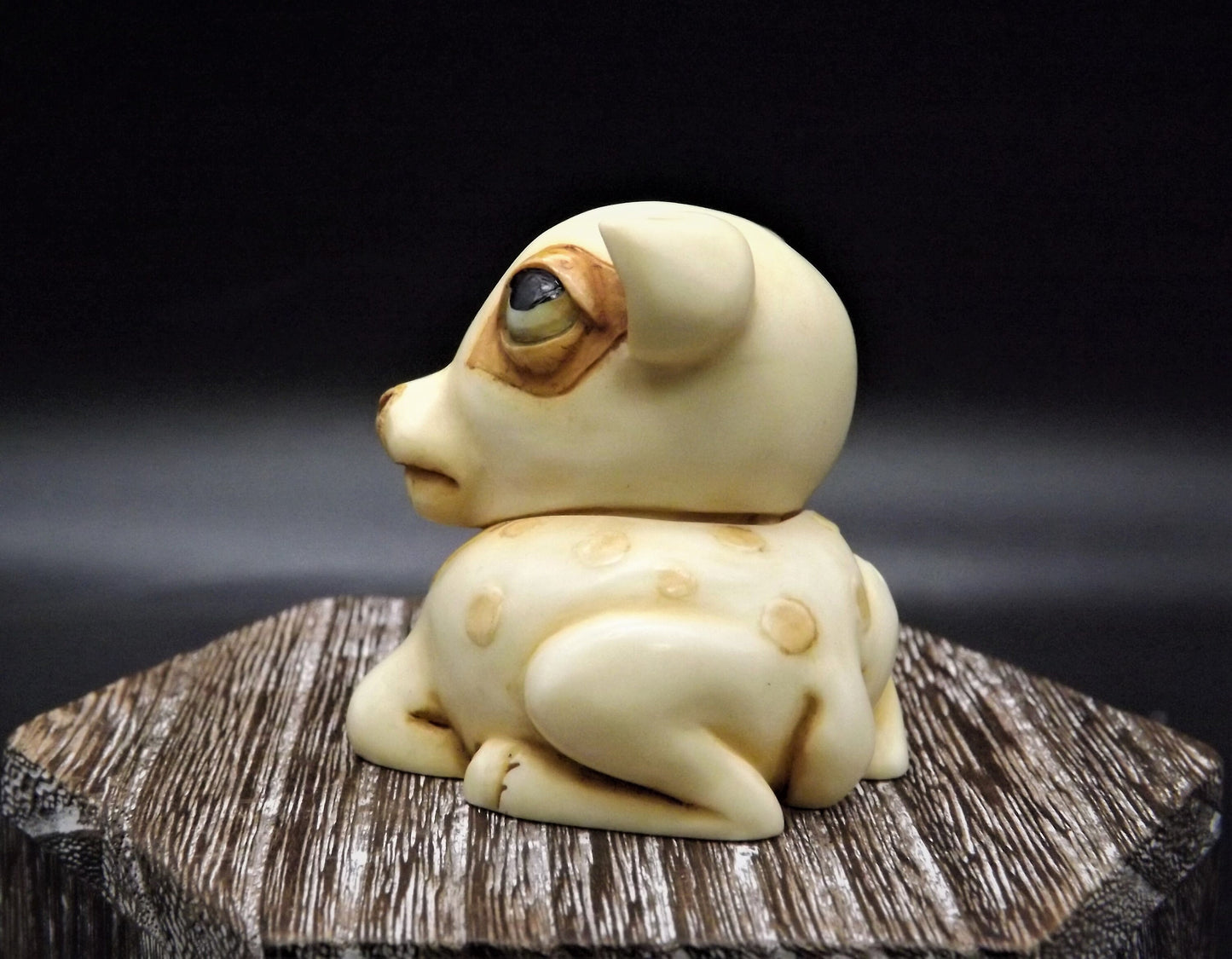 Harmony Kingdom Pot Bellys "Spotsie" Cow Figurine with original box and COA. Excellent condition!