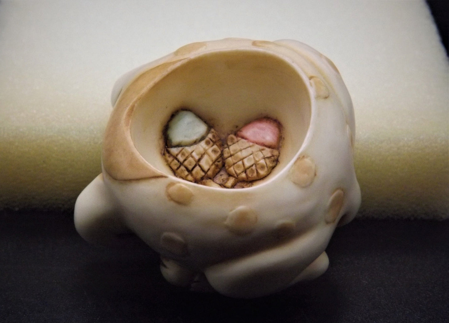 Harmony Kingdom Pot Bellys "Spotsie" Cow Figurine with original box and COA. Excellent condition!