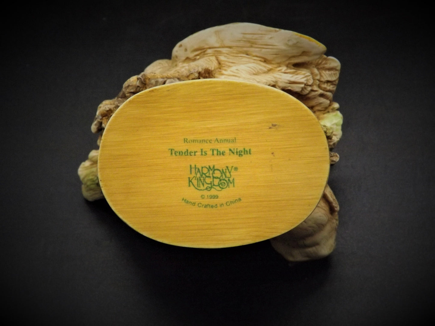 Harmony Kingdom Tender is the Night Owls Figurine - 1999 Romance Annual