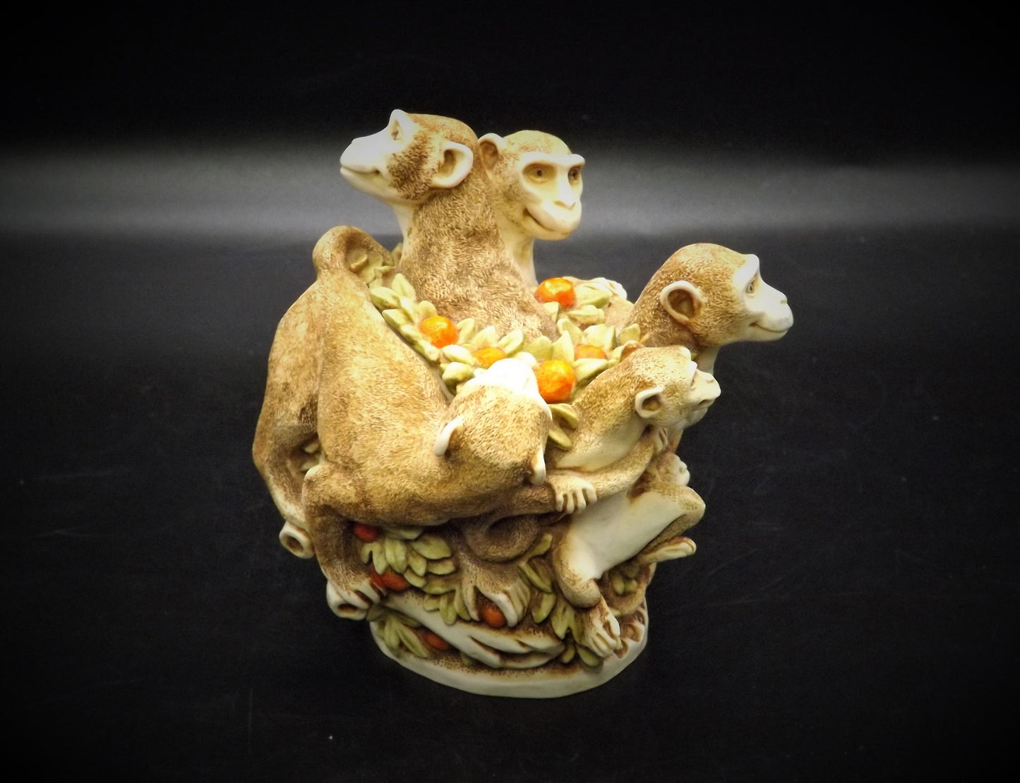 Harmony Kingdom Monkey Figurine: Family Reunion Treasure Jest, Limited Edition