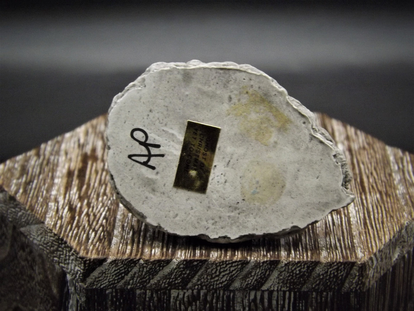 Vintage 1987 CC-06 Wee Forest Folk "Ghost of Christmas Yet To Come" Hand Painted spectral mouse from the story "a Christmas carol".