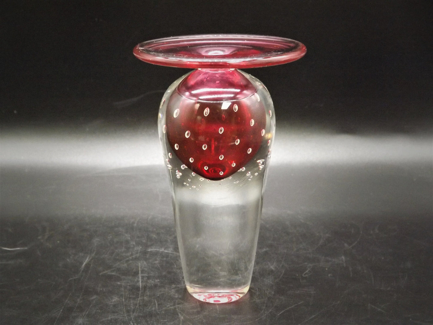 Closeout Sale! Vintage Noslo Glass Paperweight Perfume Bottle. Beautiful piece for a gift or to enjoy.