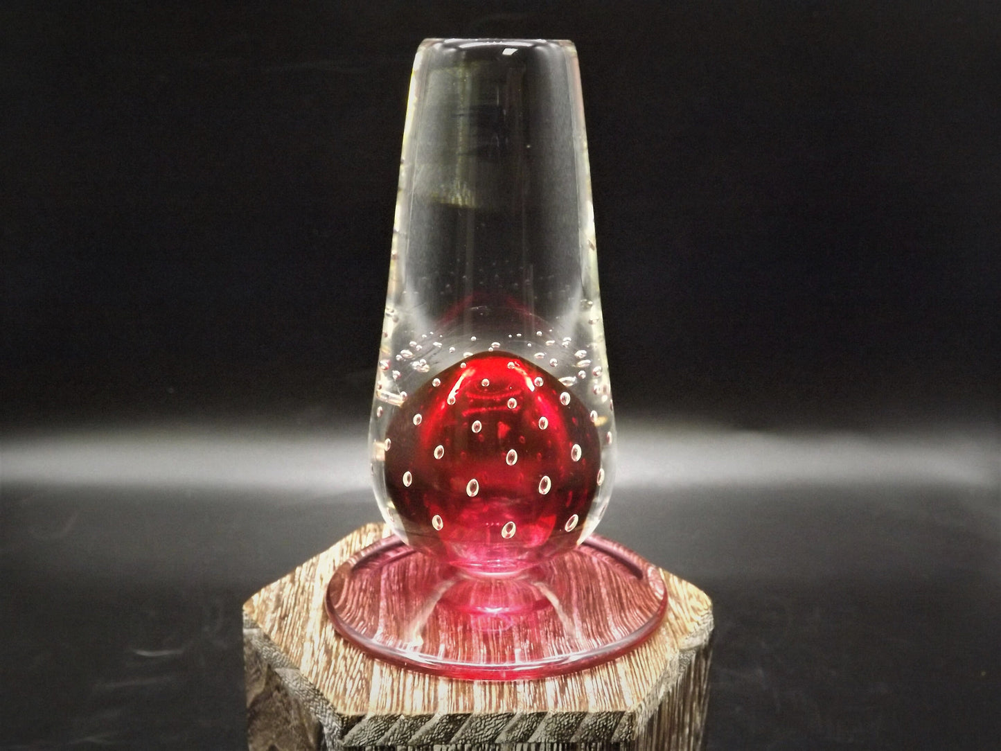 Closeout Sale! Vintage Noslo Glass Paperweight Perfume Bottle. Beautiful piece for a gift or to enjoy.