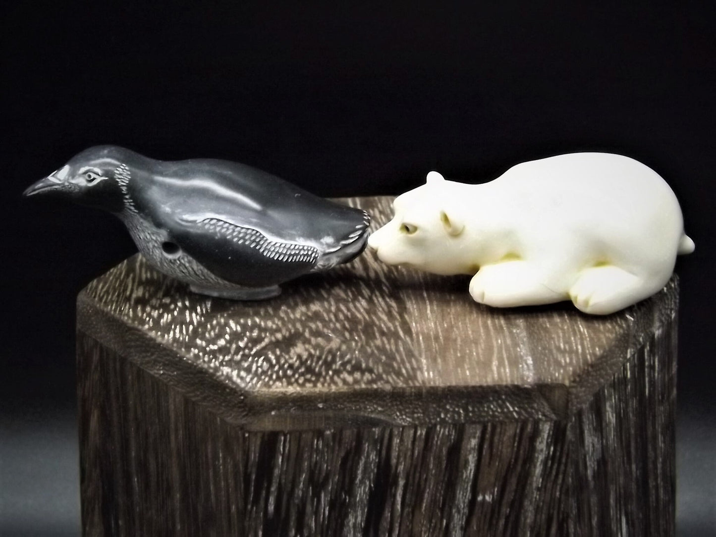 Adam Binder Editions Palm Charm: Polar Bear and Penguin Set