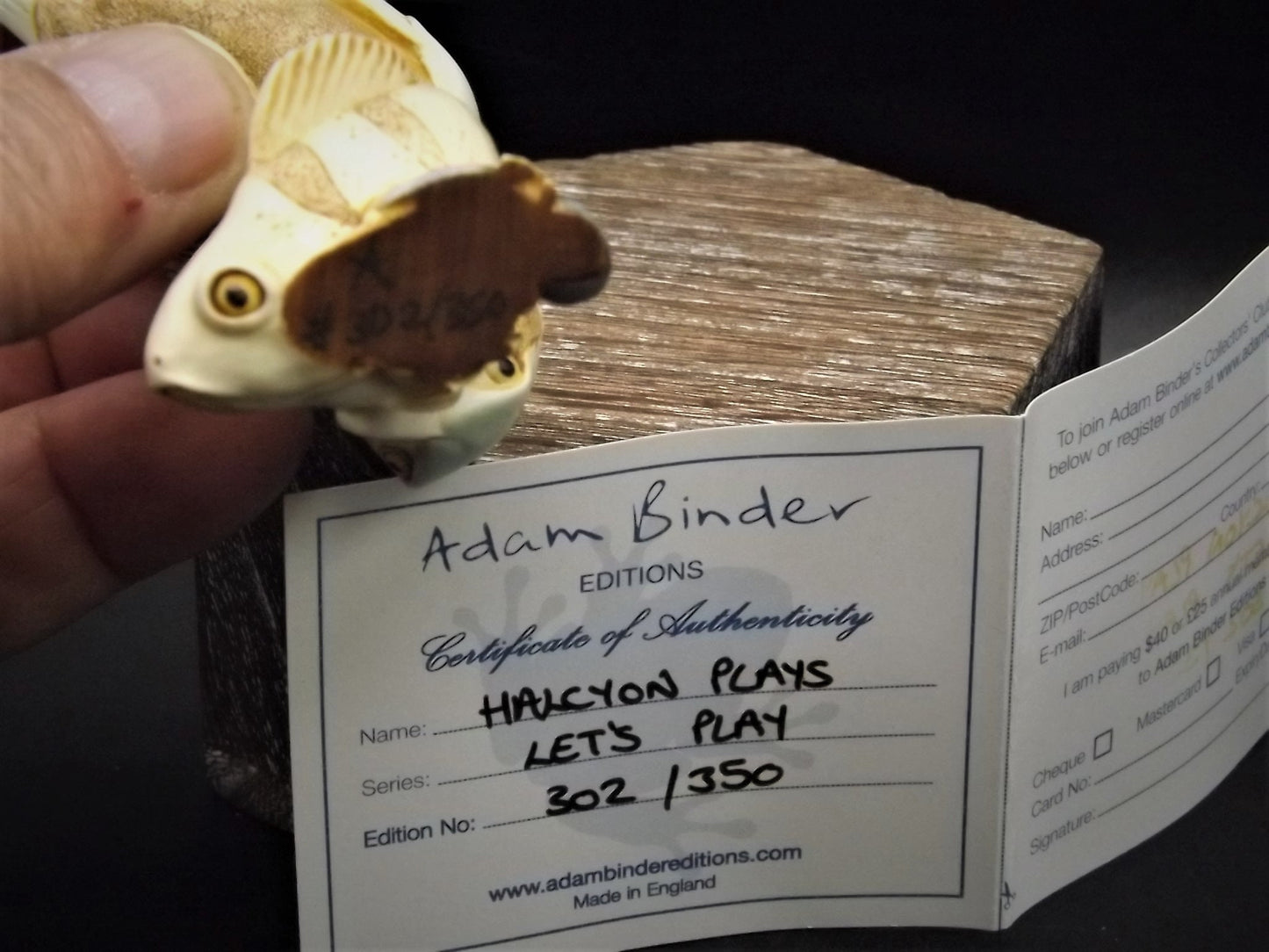 Adam Binder Editions Halcyon Plays Sculpture - Limited Edition