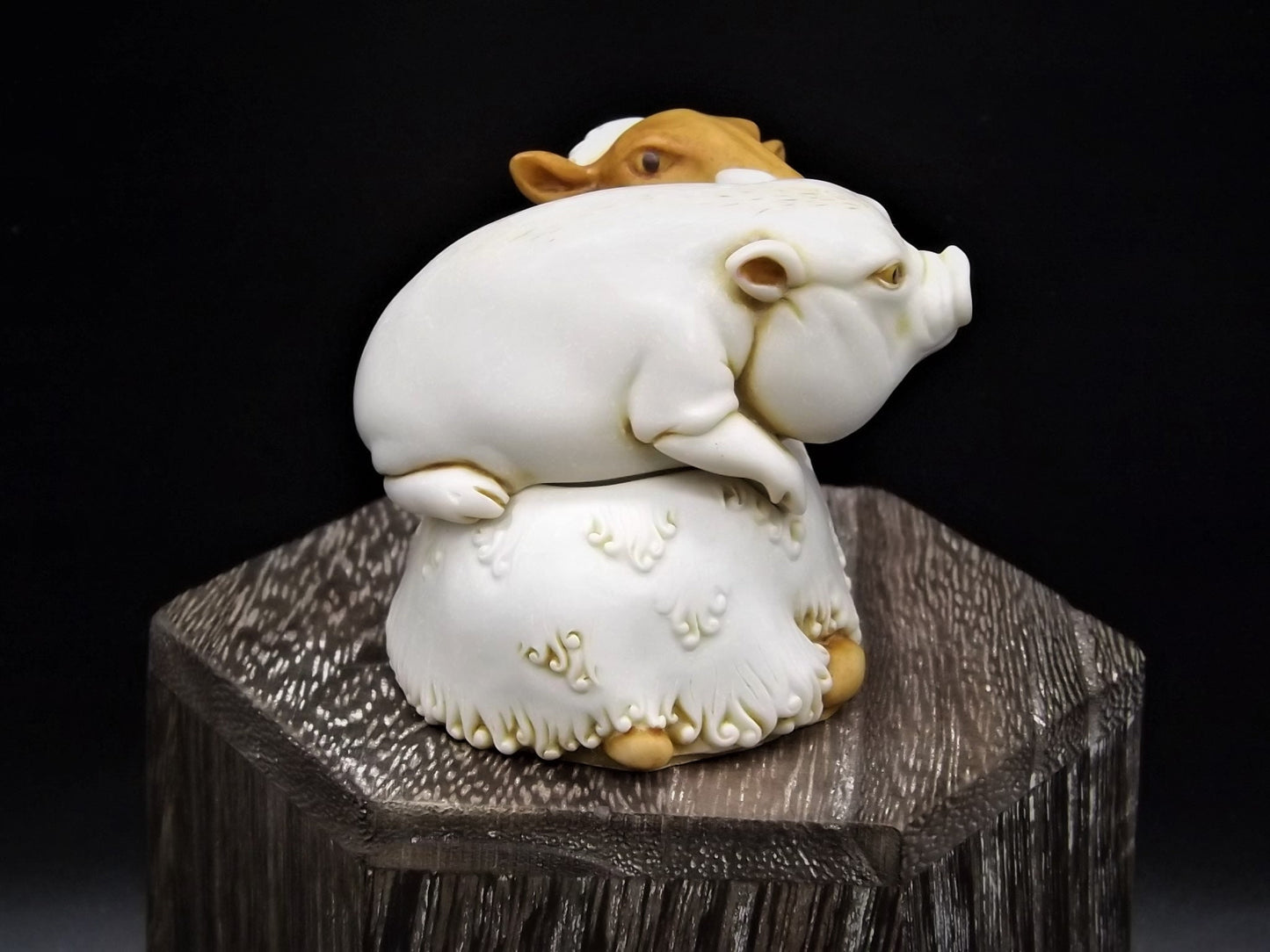 Adam Binder "Piggy Back" Figurine: A Country Affair 2003, Limited Edition