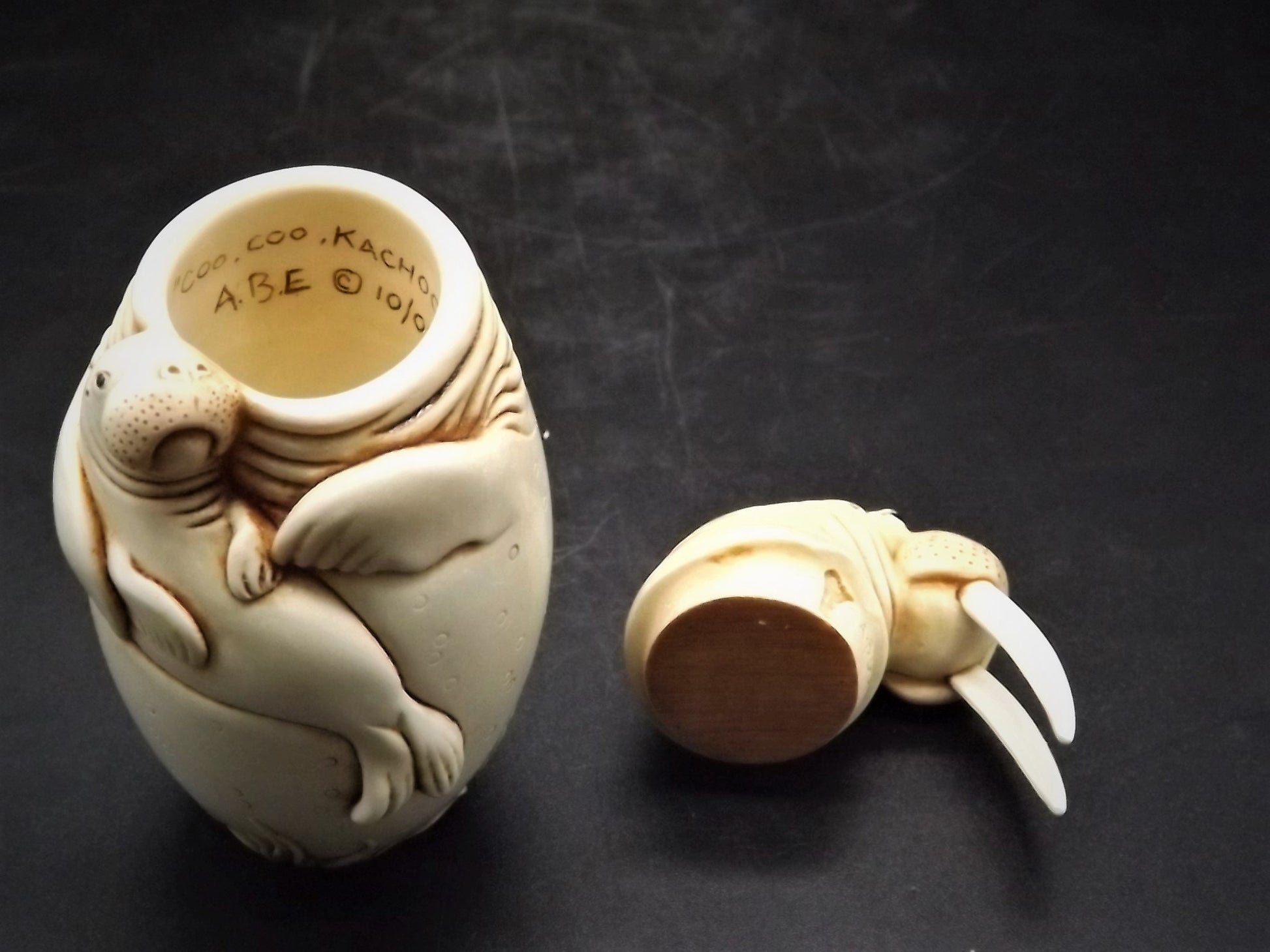 Adam Binder "Coo Coo Kachoo" Walrus Figurine: Limited Edition #85/250