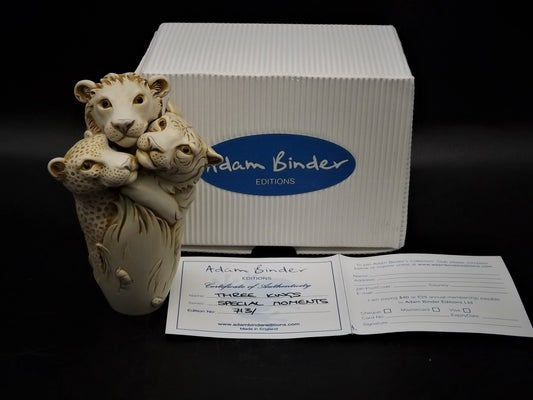 Adam Binder "Three Kings" Figurine - Limited Edition #713/1000 - With COA & Box