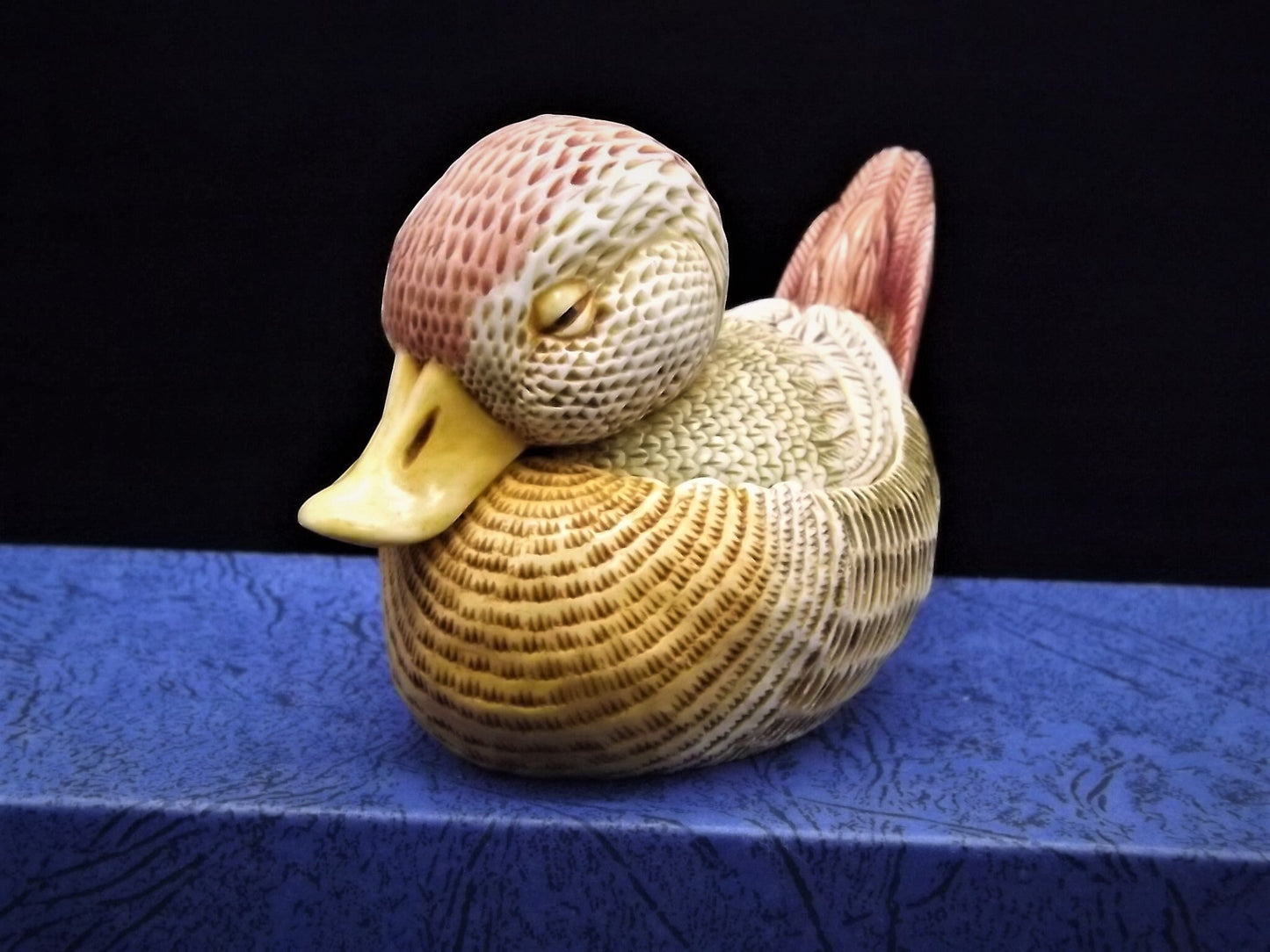Closeout Sale! Retired 1990 Harmony Kingdom "Pondering" Duck piece Excellent condition. Item TJLDU