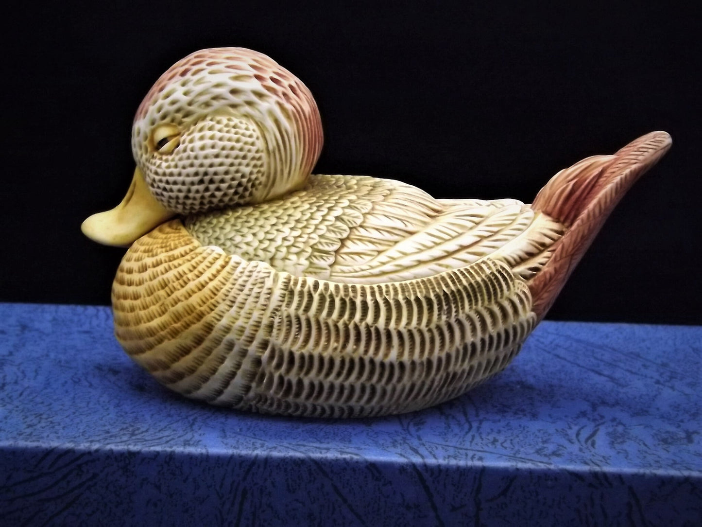 Closeout Sale! Retired 1990 Harmony Kingdom "Pondering" Duck piece Excellent condition. Item TJLDU