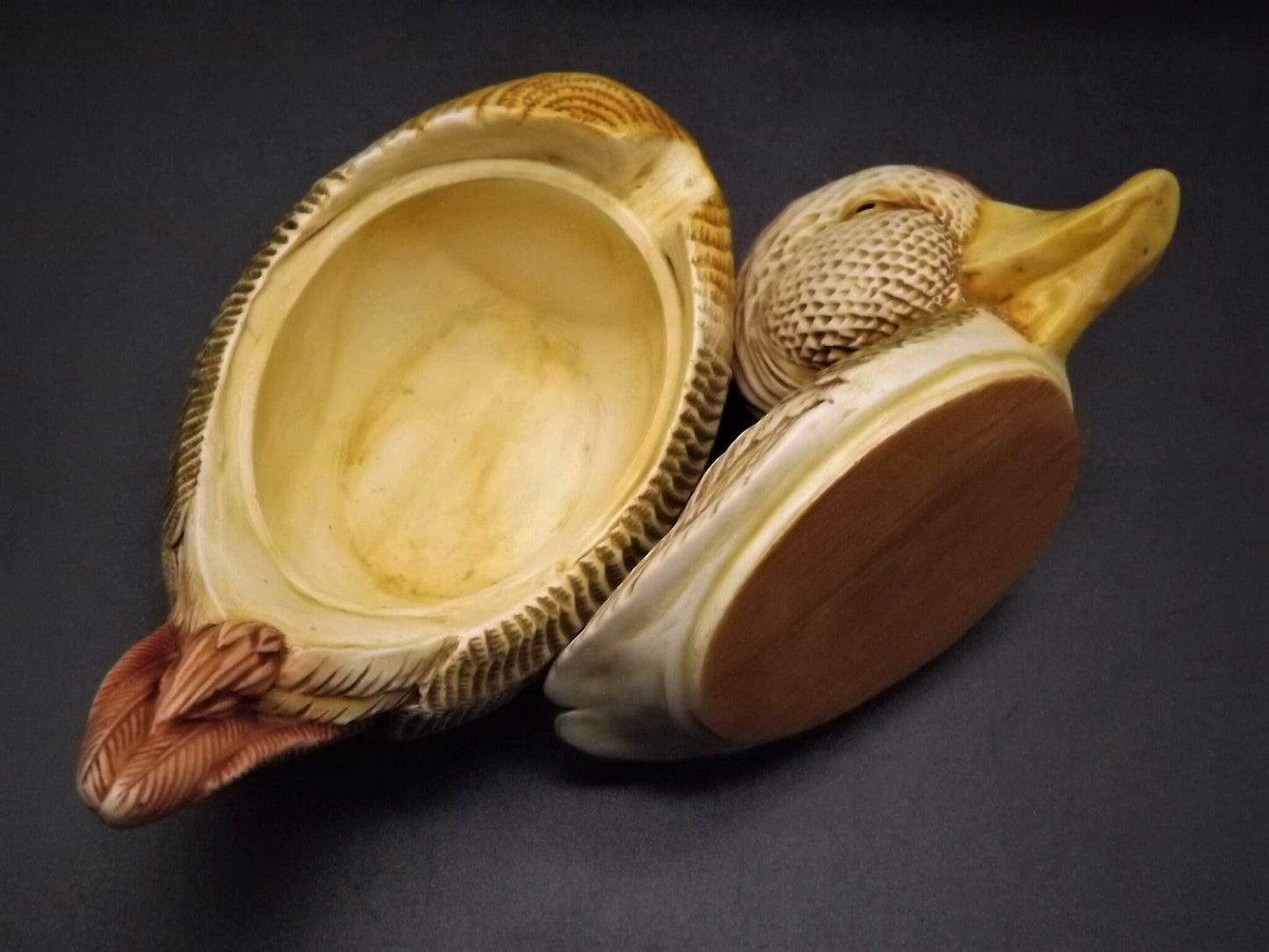 Closeout Sale! Retired 1990 Harmony Kingdom "Pondering" Duck piece Excellent condition. Item TJLDU