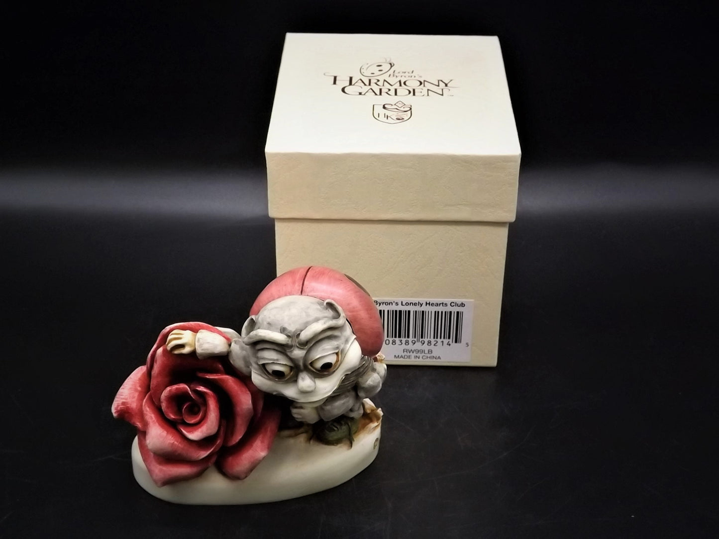 Harmony Kingdom Byron's Lonely Hearts Club Figurine - Retired 2000 (RW99LB) - With Original Box