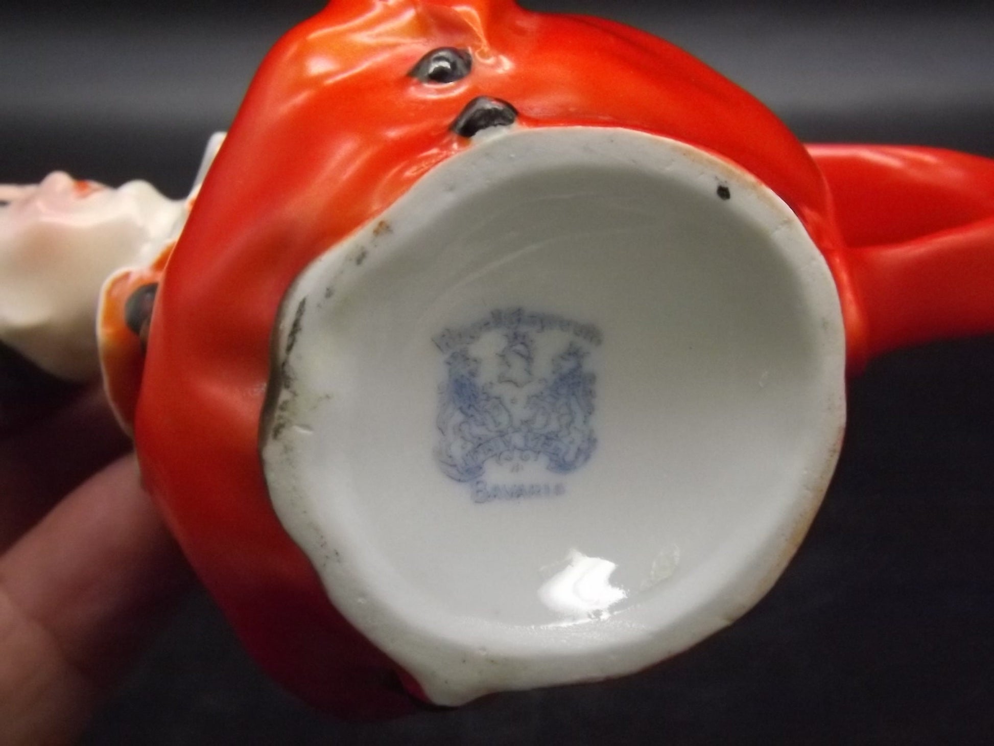 Closeout Sale! Vintage Royal Beyreuth Harlequin Clown Creamer #827. Excellent condition with no chips or cracks.