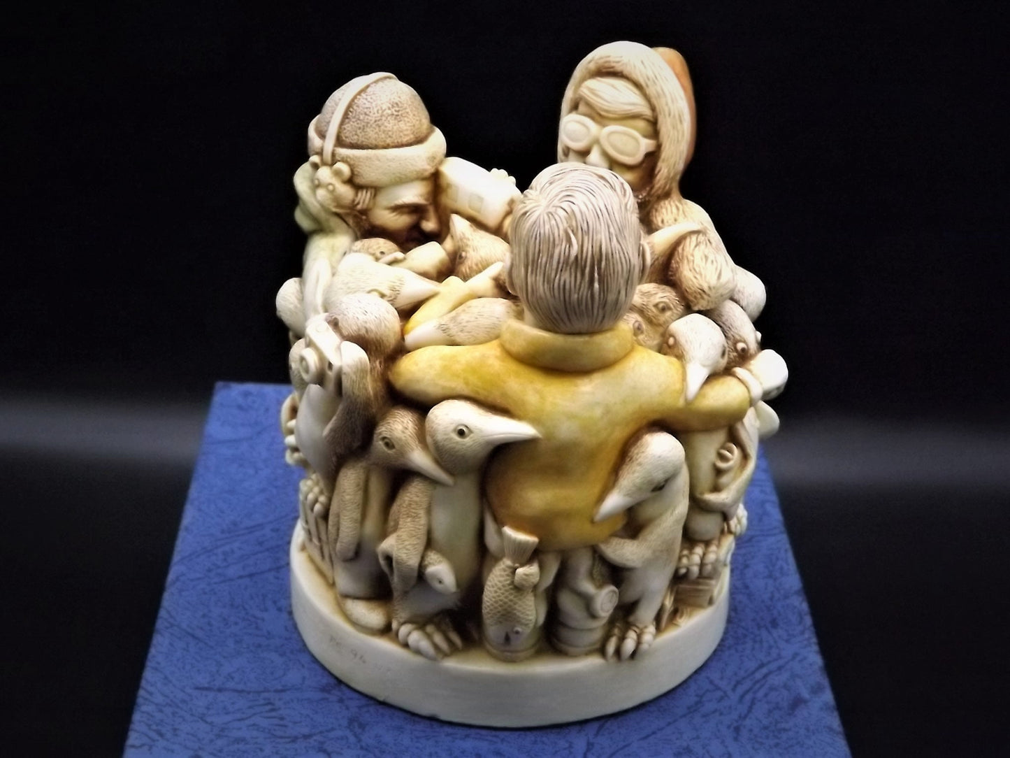 Closeout Sale! Retired 1994 Harmony Kingdom "Antarctic Antics" piece Excellent condition. Item # TJXLPE.