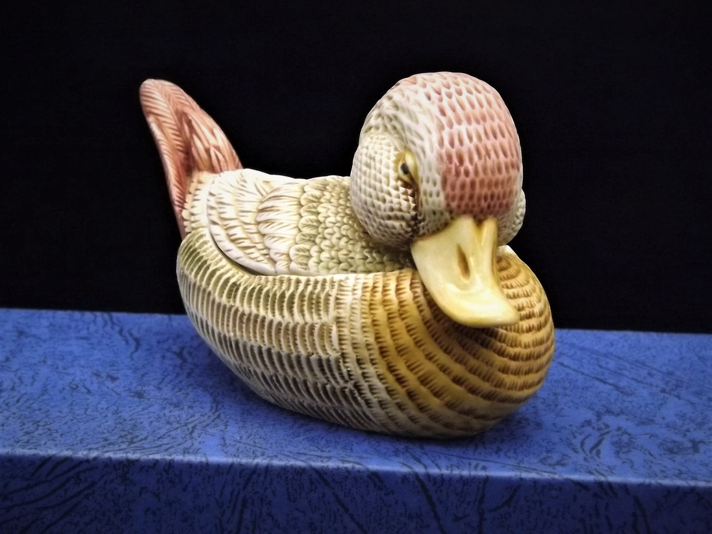Closeout Sale! Retired 1990 Harmony Kingdom "Pondering" Duck piece Excellent condition. Item TJLDU