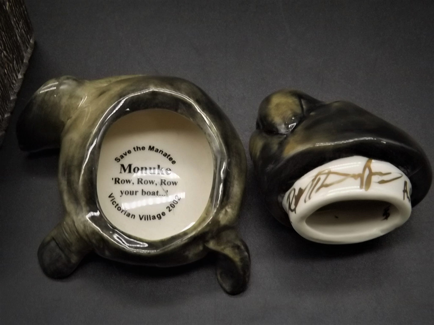 Kevin Francis Face Pot: Monuke the Manatee Figurine (COA & Box)