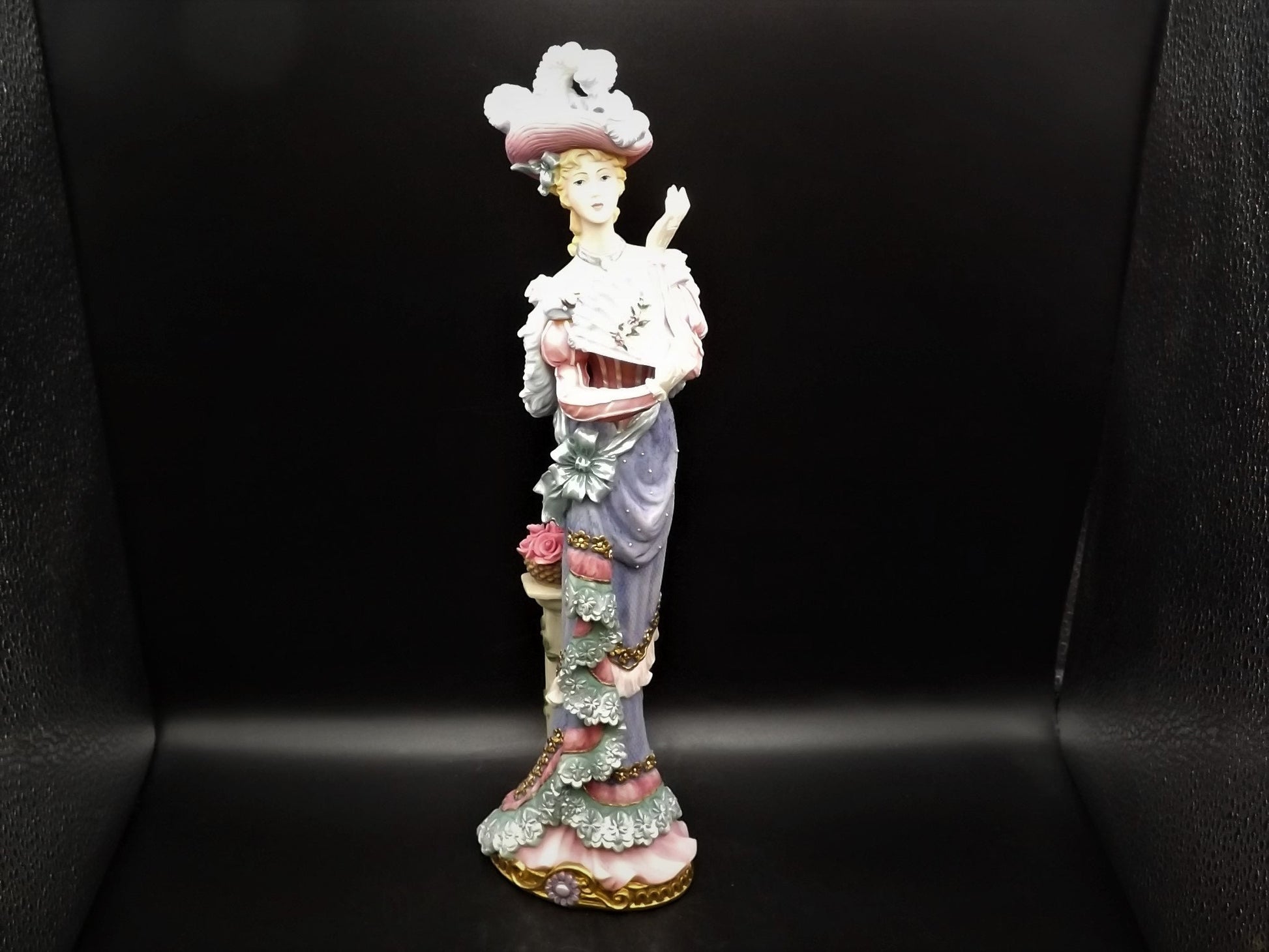 Closeout Sale! Lenox "Graceful Beauty" lady figurine. Hand Painted bonded resin porcelain lady figure. Great condition.