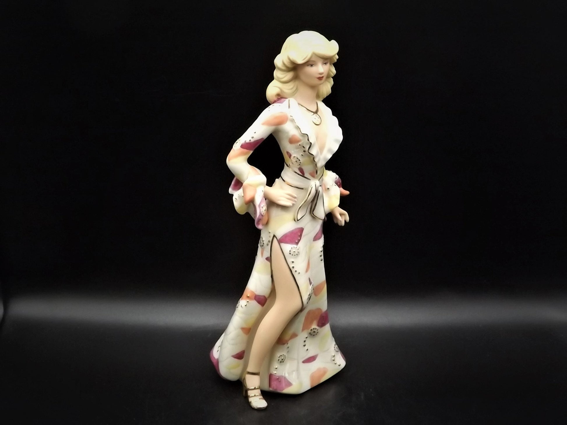 Closeout Sale! Lenox "Disco Darling" lady figurine. Hand Painted porcelain lady figure. Great condition.