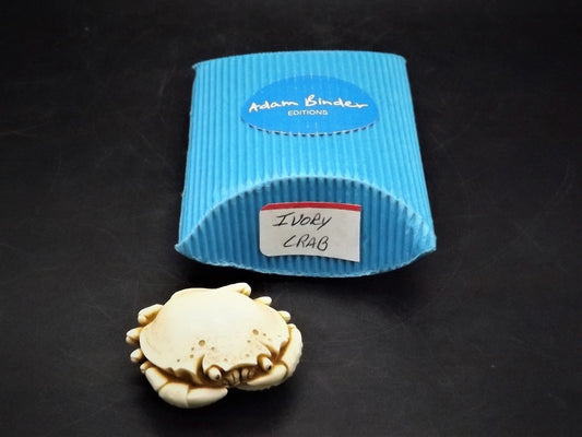 Closeout Sale! Adam Binder Palm Charm series "Ivory Crab". With original box. Excellent shape. Limited edition of 1,100.