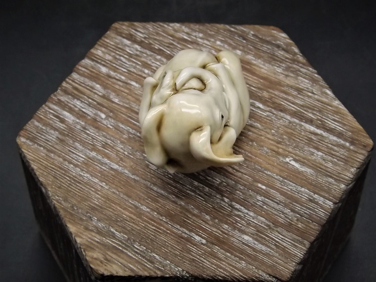 Fragile World "Elephant with Calf" Figurine by Martin Perry Studios. Limited Edition to only 250 pieces with original box and COA. Excellent