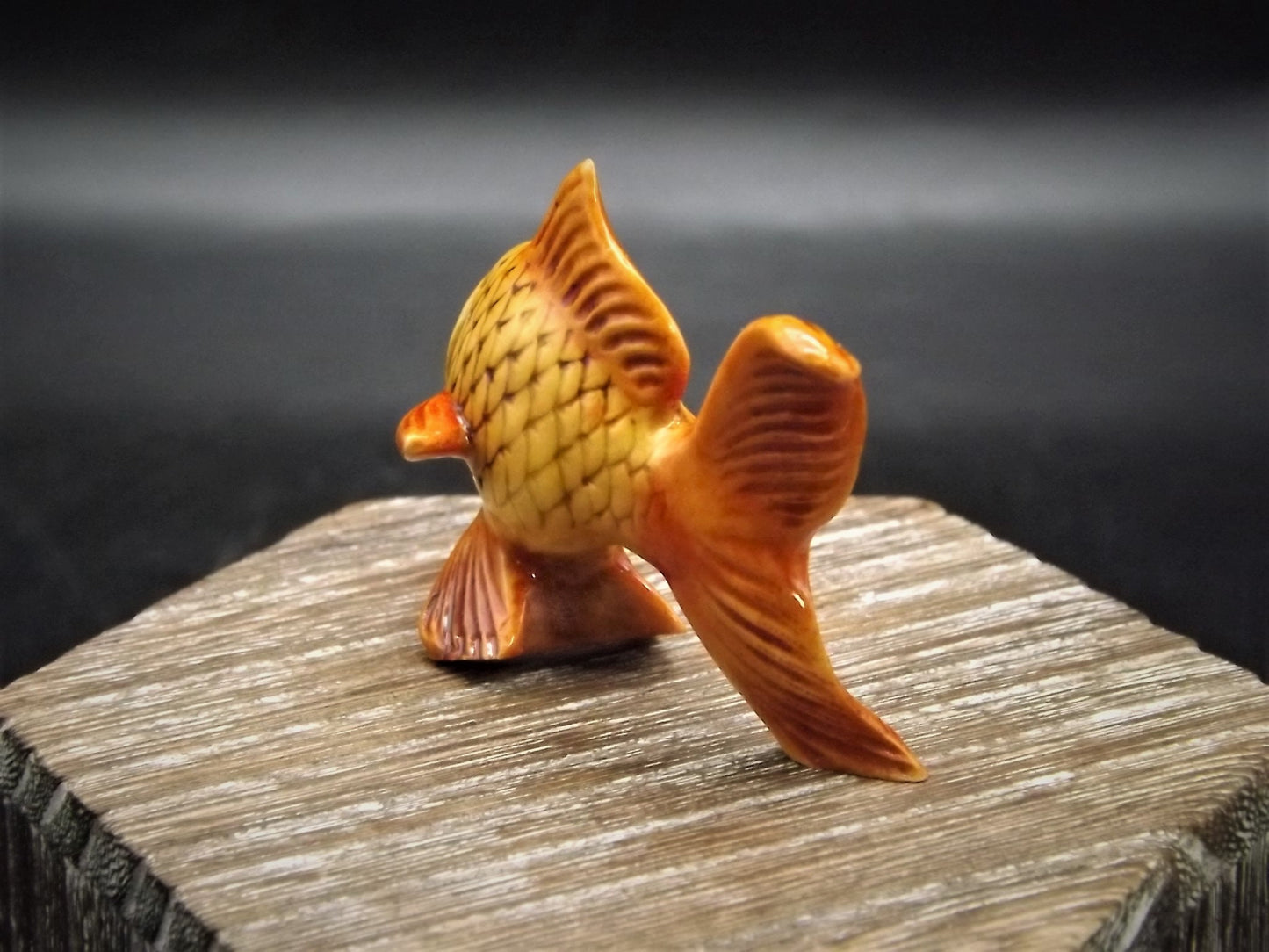 Fragile World "Goldfish" Figurine by Martin Perry Studios. Limited Edition to only 250 pieces with original box and COA. Excellent!