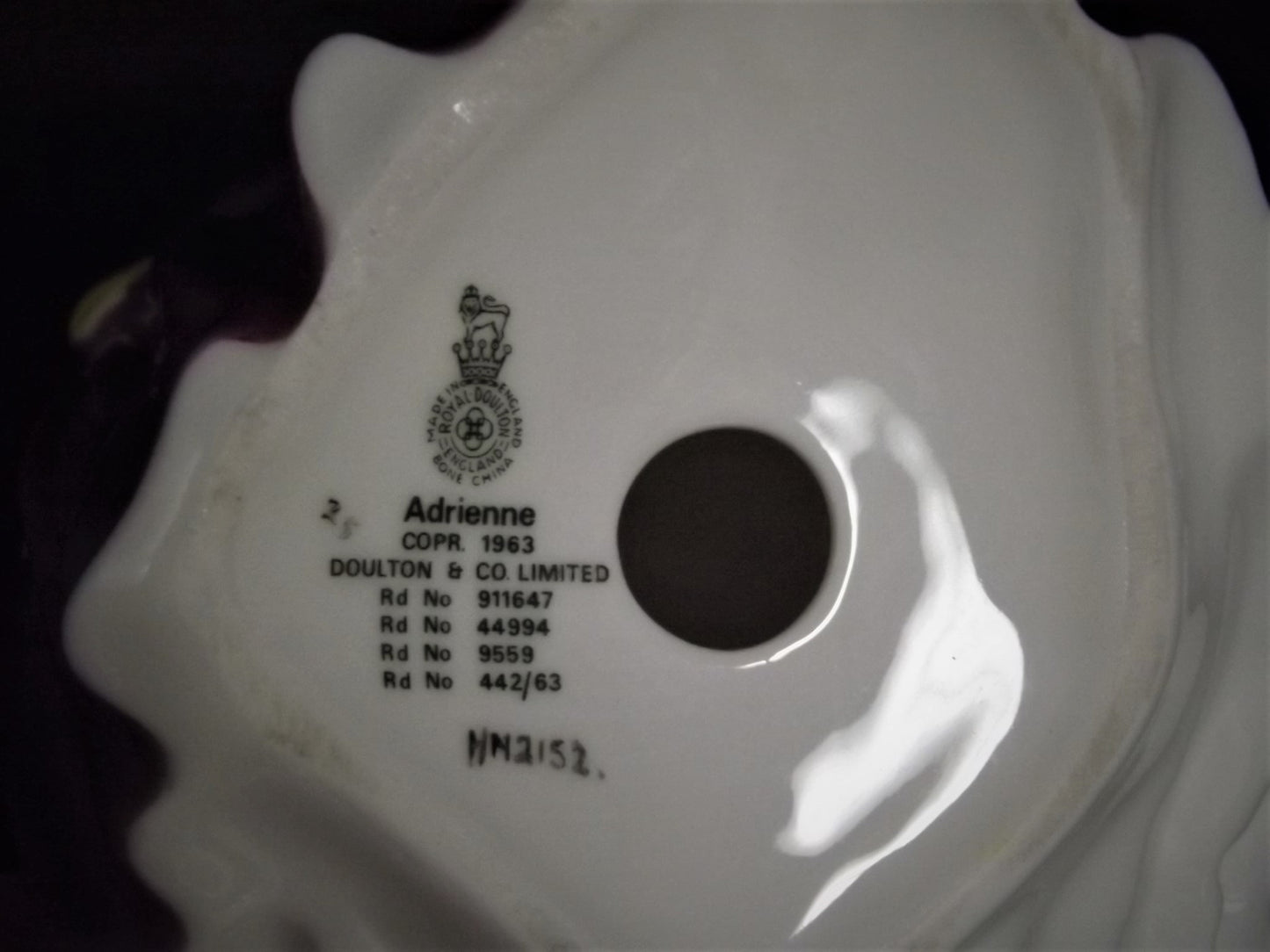 Vintage 1963 Royal Doulton "Adrienne" figurine HN 2152 . Excellent condition!