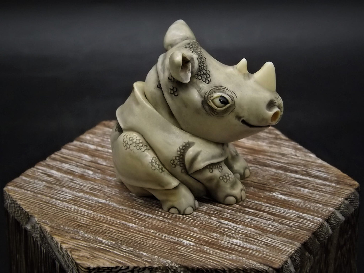 Harmony Kingdom Pot Bellys "Hornsby" Rhinoceros Figurine with original box and COA. Excellent condition!