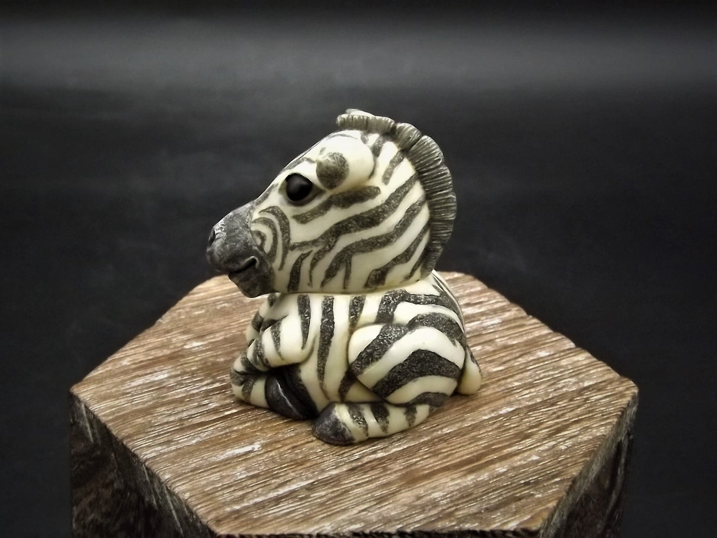 Harmony Kingdom Pot Bellys "Striper" Zebra Figurine with original box and COA. Excellent condition!