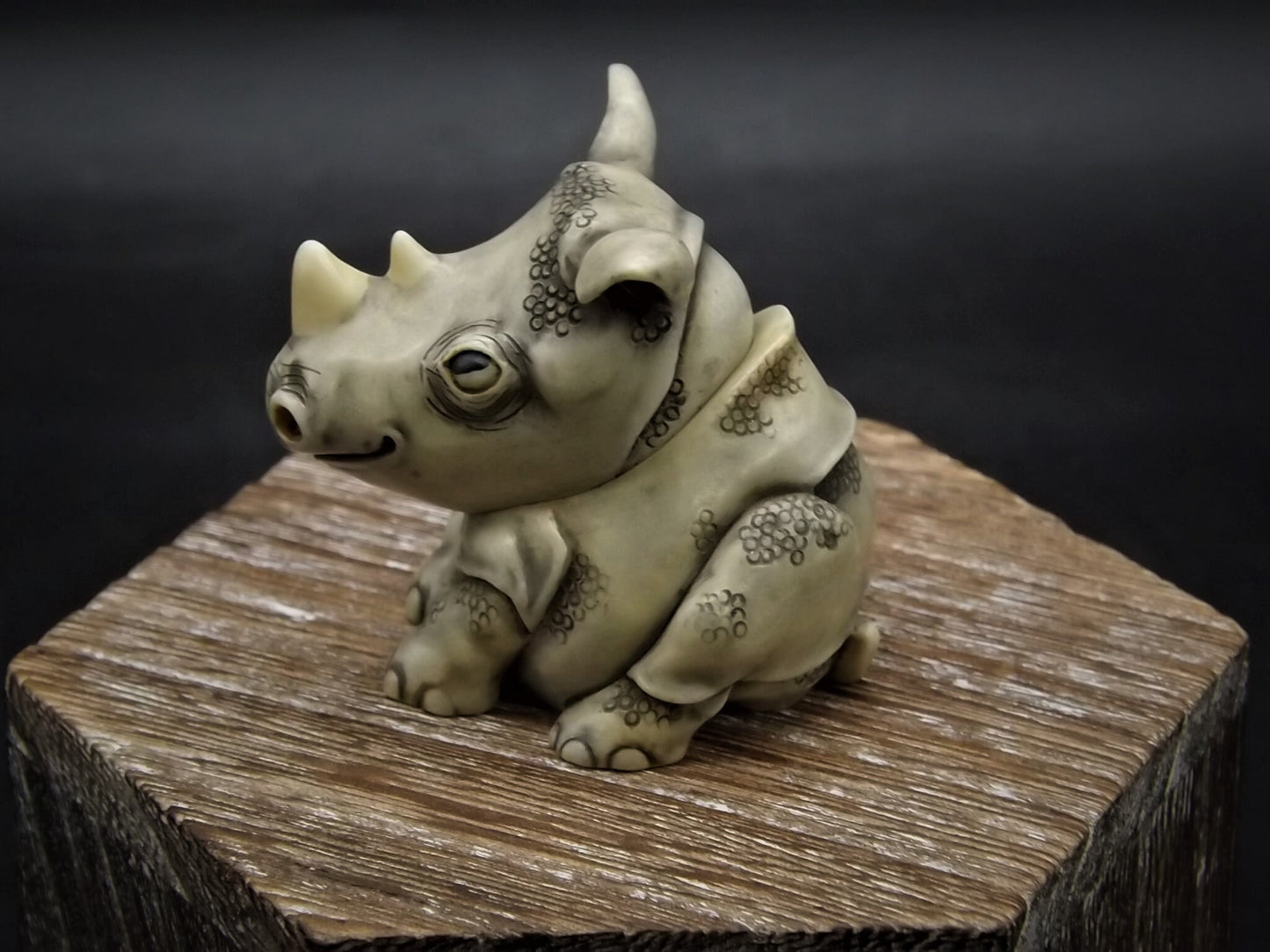 Harmony Kingdom Pot Bellys "Hornsby" Rhinoceros Figurine with original box and COA. Excellent condition!