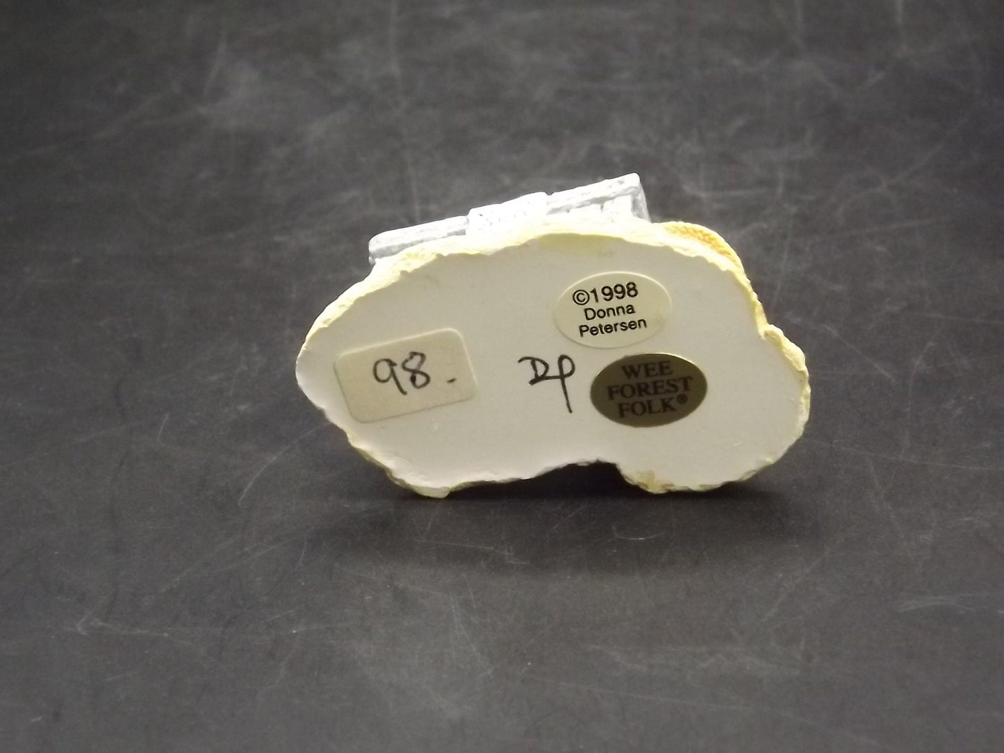 Vintage Wee Forest Folk "Shelley" Mouse Figurine: Orange Swimsuit, Seashells (With Box)