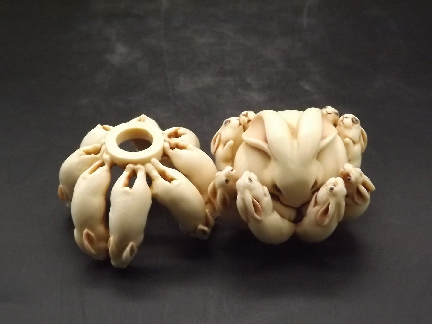 Adam Binder Eden series "Arctic Circle". Limited Edition #65/250. Rabbit amongst many offspring. Excellent shape