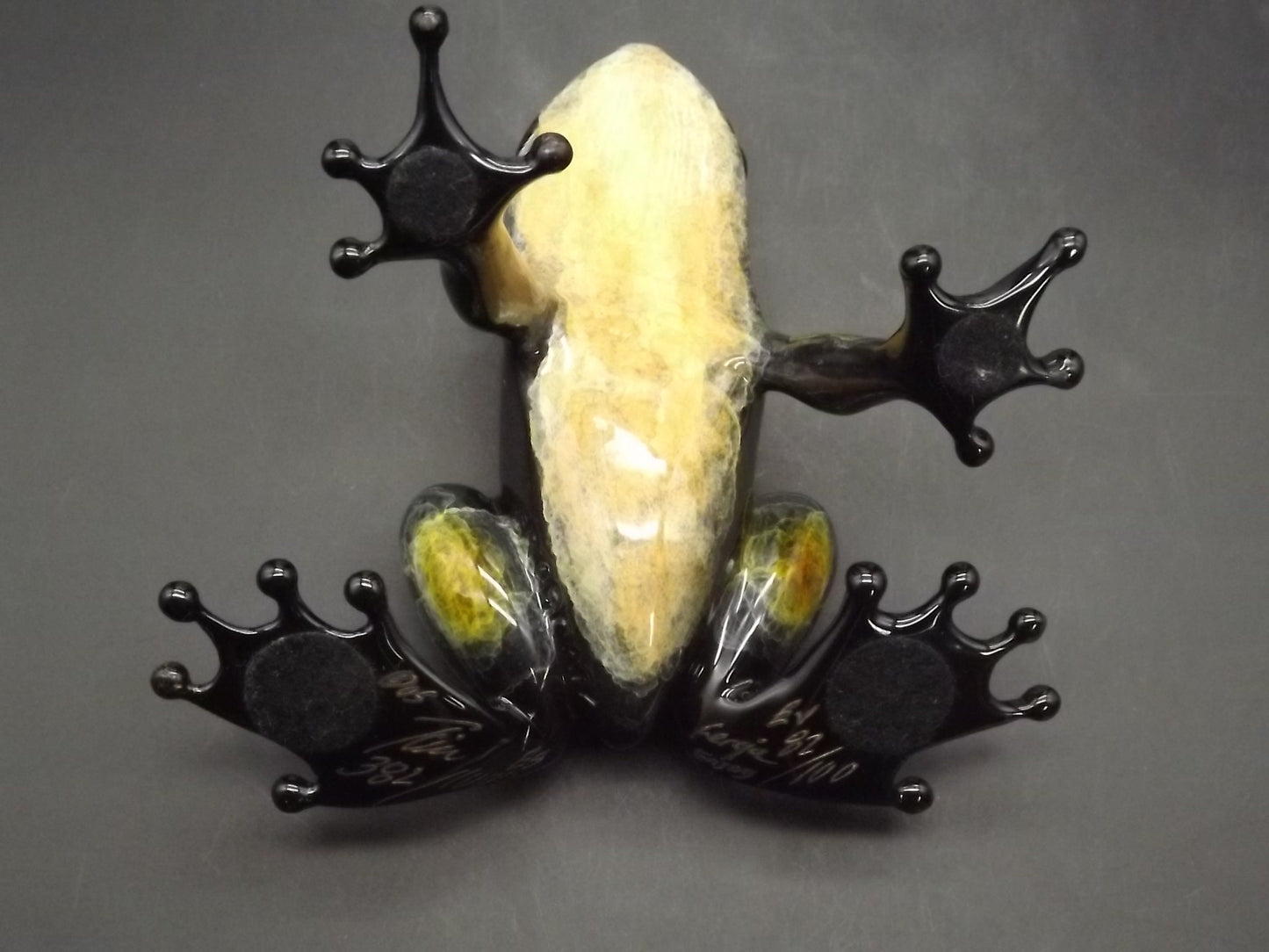 Vintage "Frogman" Tim Cotterill "Fergie" frog. Hand painted and Enameled Bronze figurine. Limited edition #82/100 show version of "Albert".