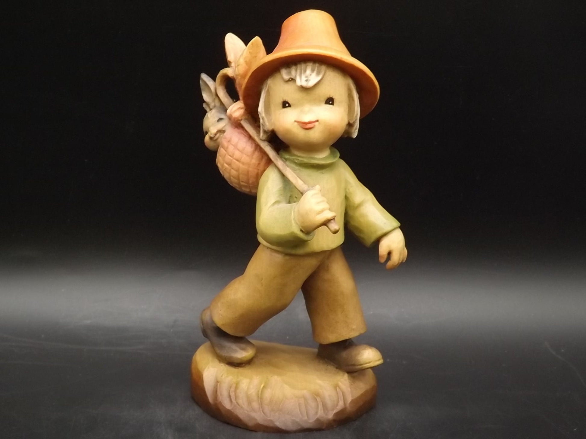 Vintage Anri "Wanderlust" Wood Figurine by Juan Ferrandiz (Damaged)