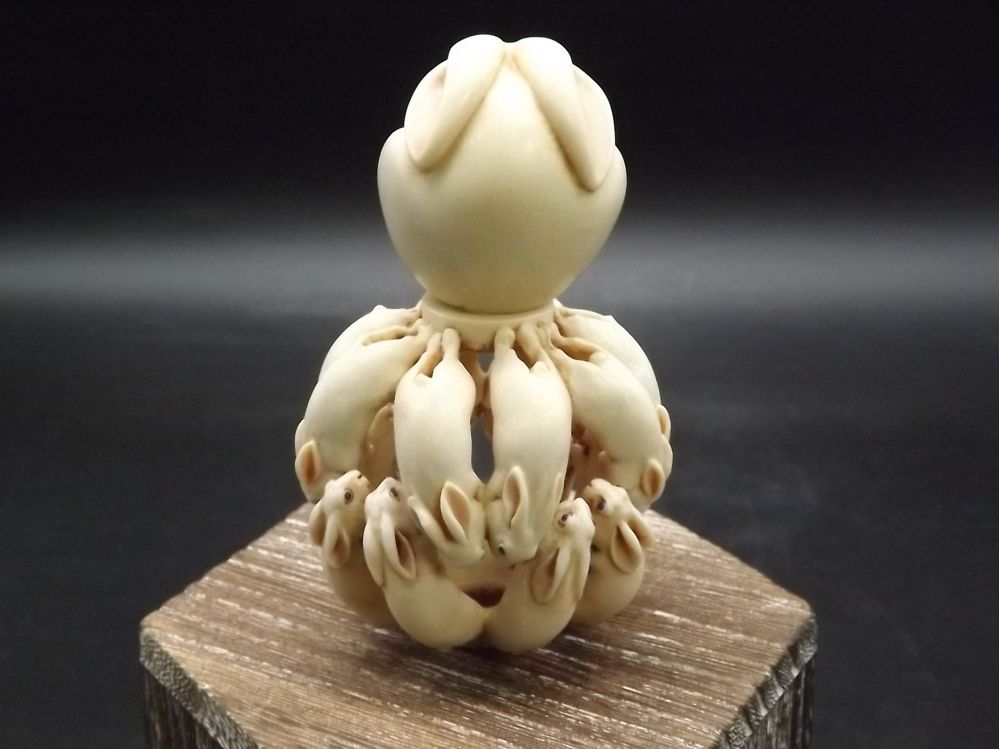 Adam Binder Eden series "Arctic Circle". Limited Edition #65/250. Rabbit amongst many offspring. Excellent shape