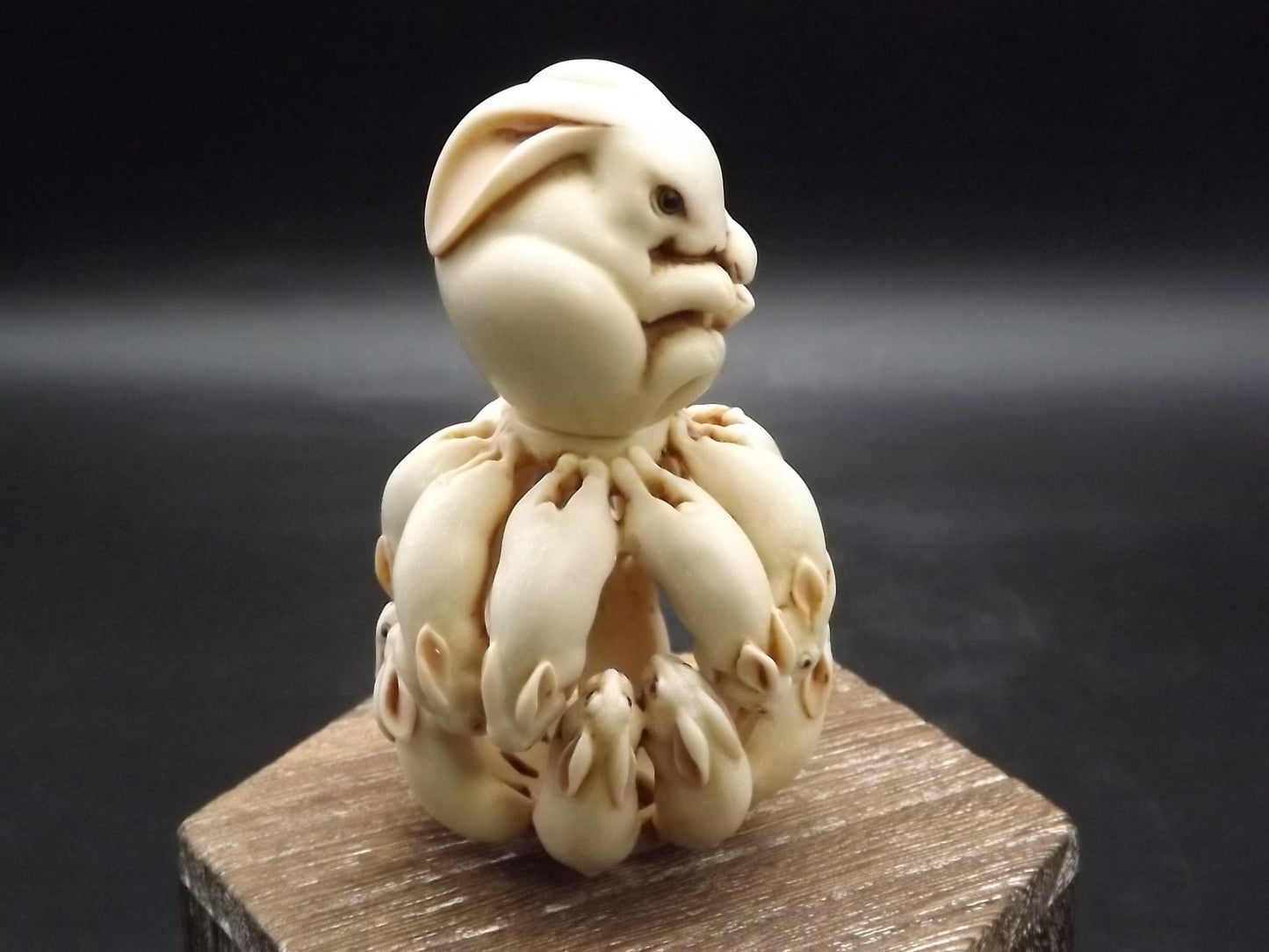 Adam Binder Eden series "Arctic Circle". Limited Edition #65/250. Rabbit amongst many offspring. Excellent shape