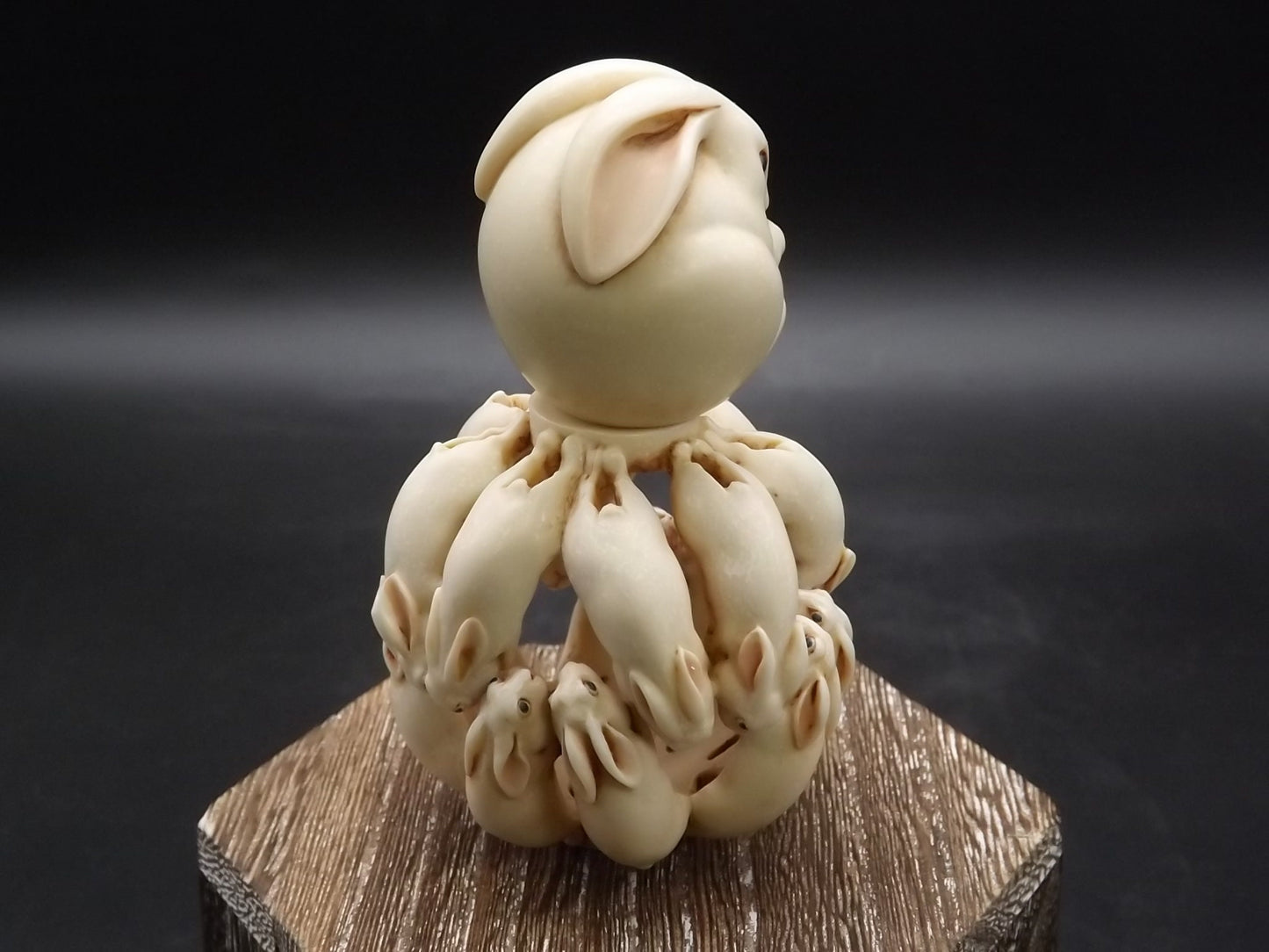 Adam Binder Eden series "Arctic Circle". Limited Edition #65/250. Rabbit amongst many offspring. Excellent shape