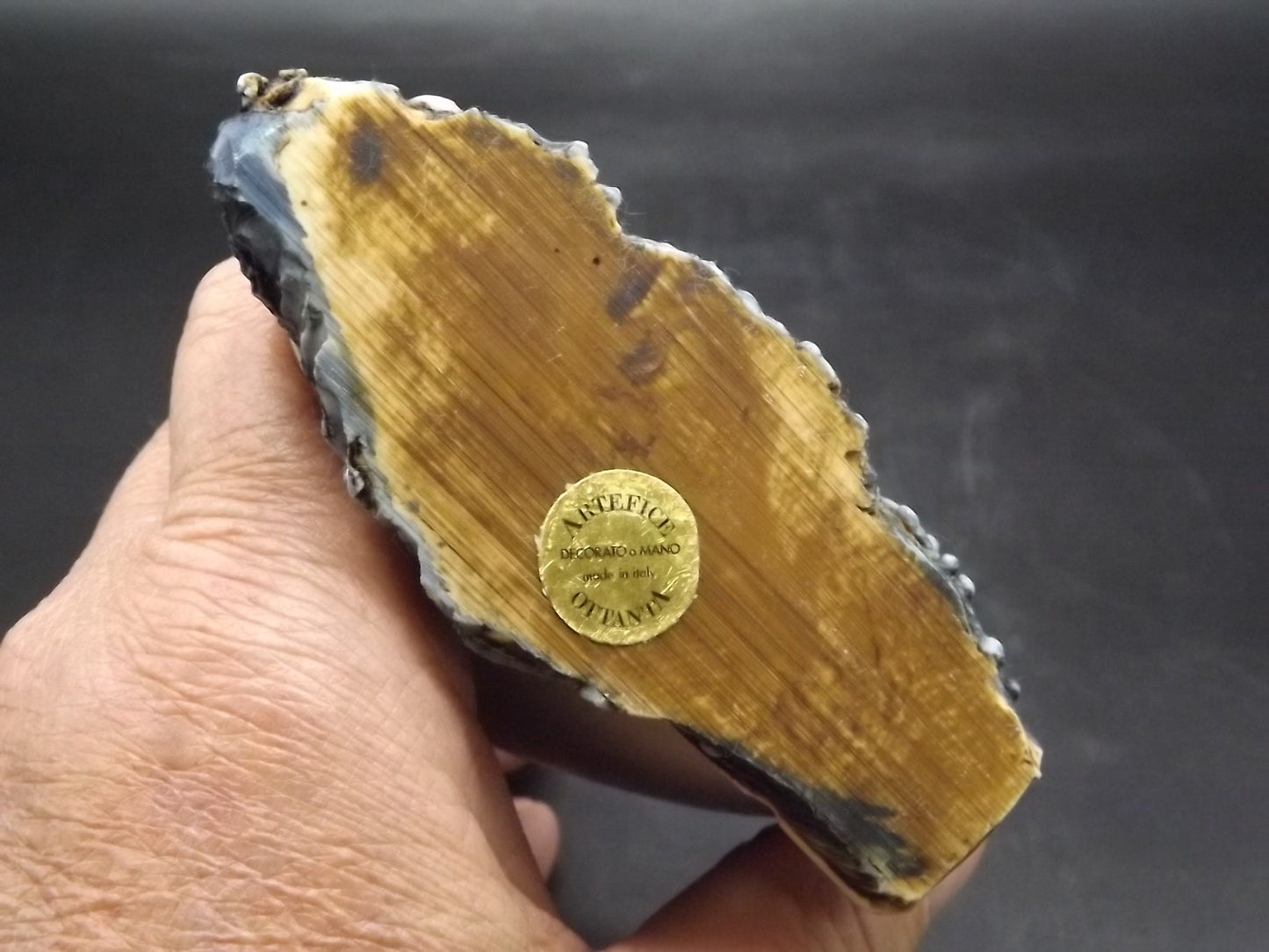 Vintage 1982 Artefice Ottanta Sailing Rabbit Figurine: Hand-Painted Italian Collectible