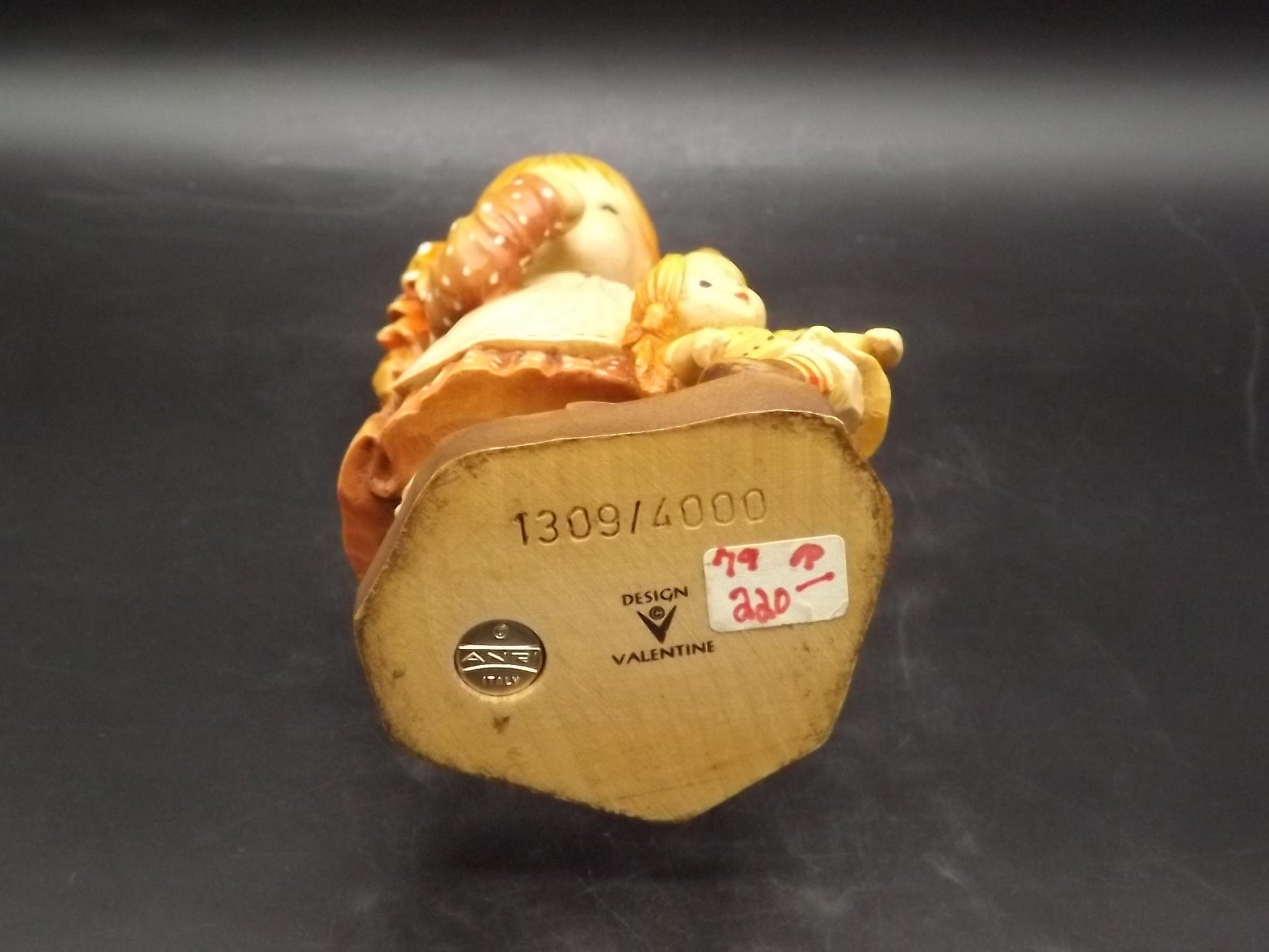 Vintage Anri "Bedtime" Wood Figurine: Sarah Kay Design, Limited Edition