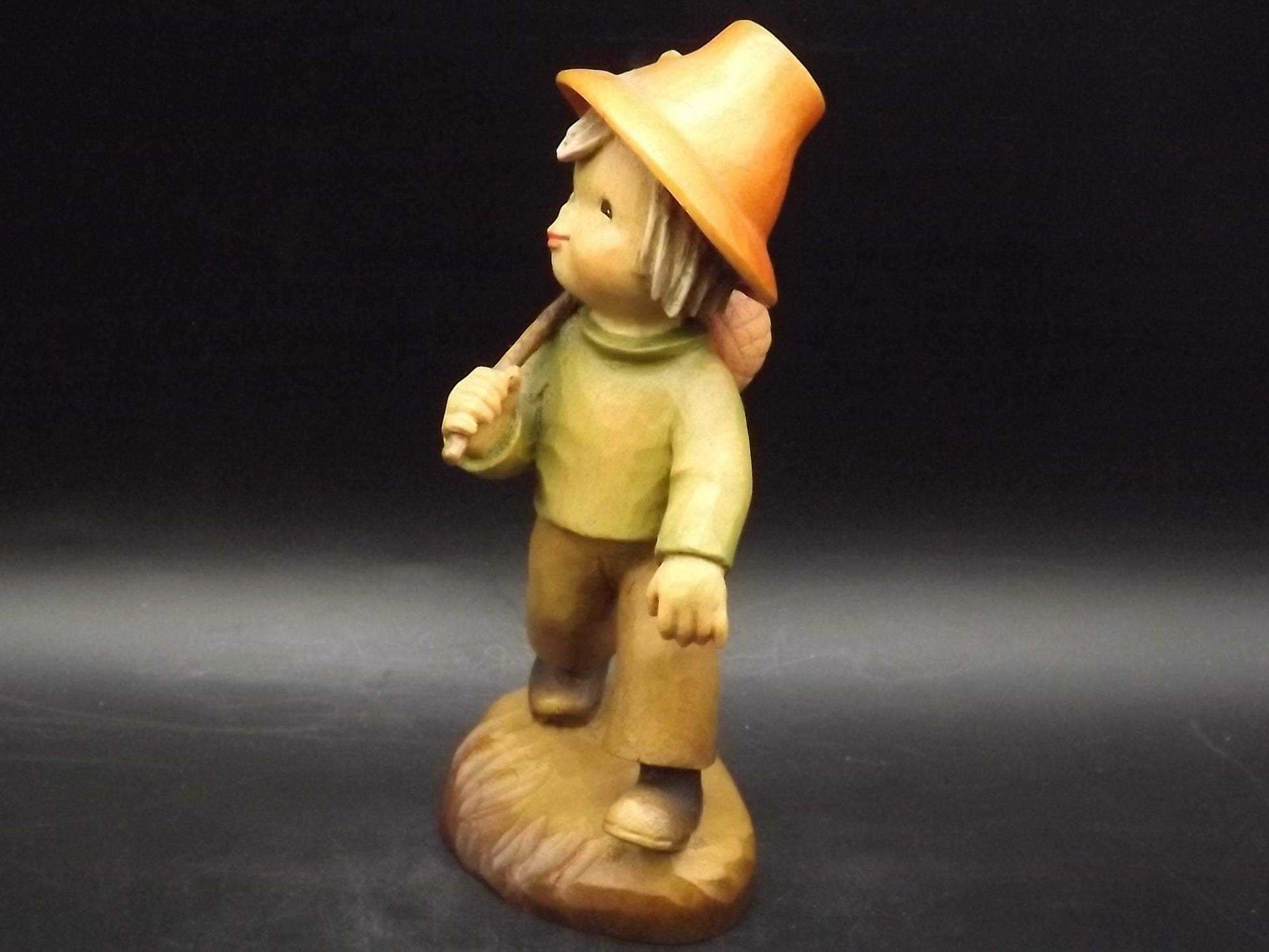 Vintage Anri "Wanderlust" Wood Figurine by Juan Ferrandiz (Damaged)
