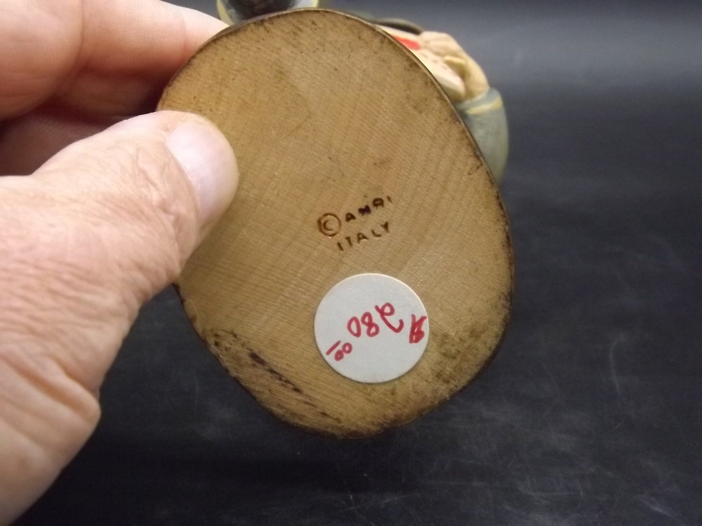 Vintage Anri Wood Figurine: "The Letter" by Juan Ferrandiz