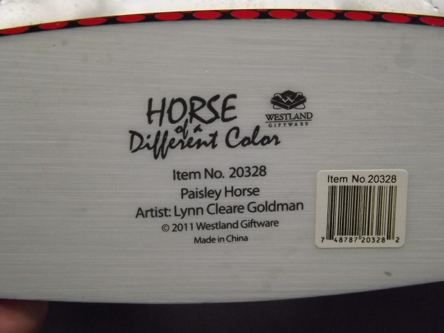 Westland "Paisley Horse" Figurine: Limited Edition Resin Collectible