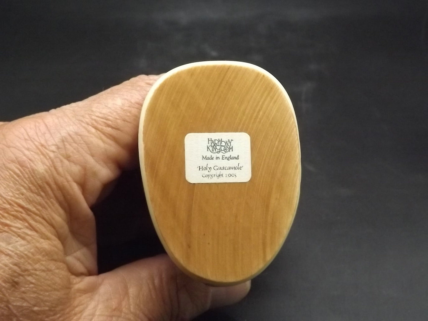 Retired Harmony Kingdom "Holy Guacamole" Jest Figurine with original box and COA. Excellent condition.