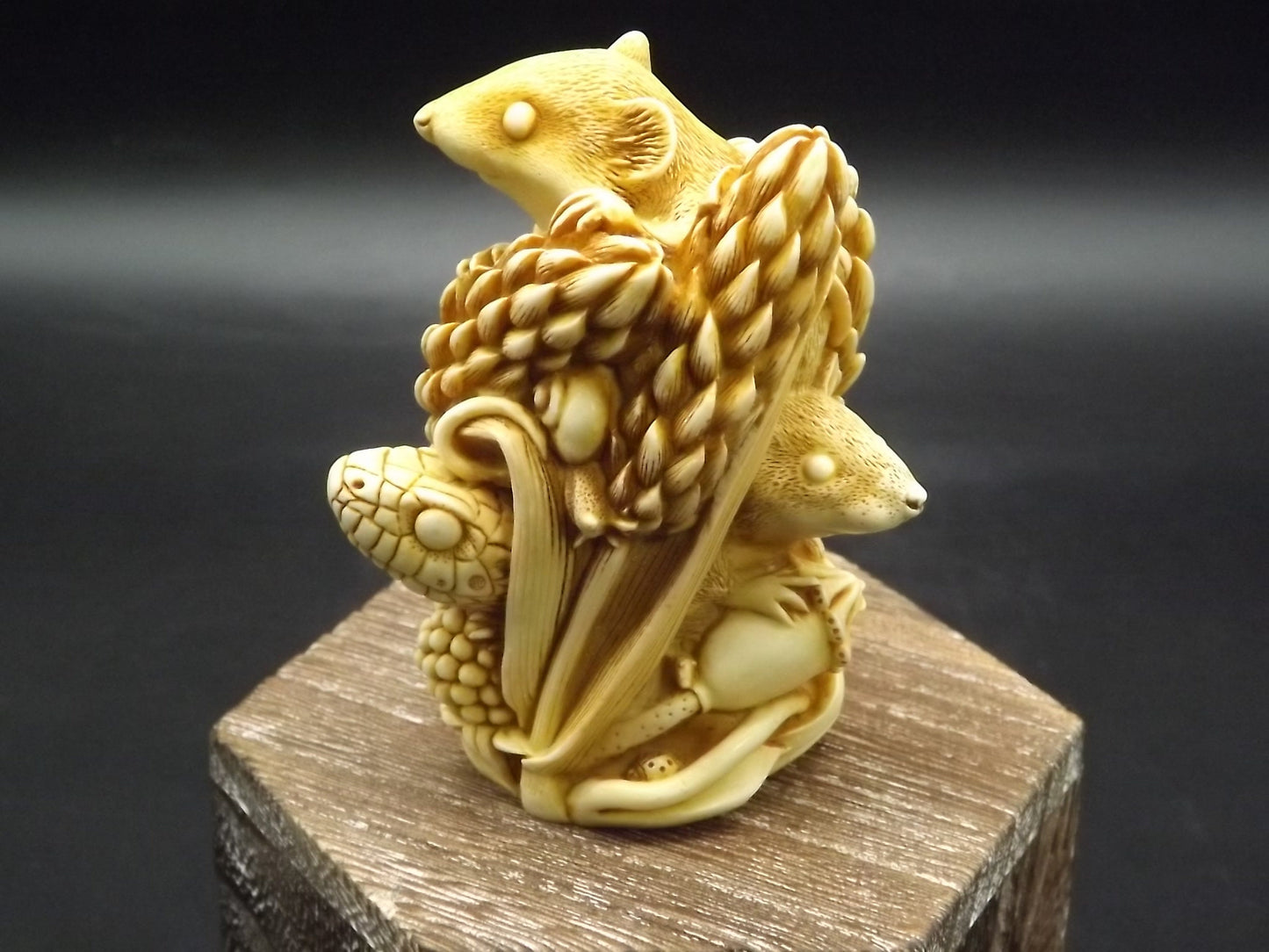 Harmony Kingdom Harvest Mice Figurine: Paint Your Own Edition, with Box